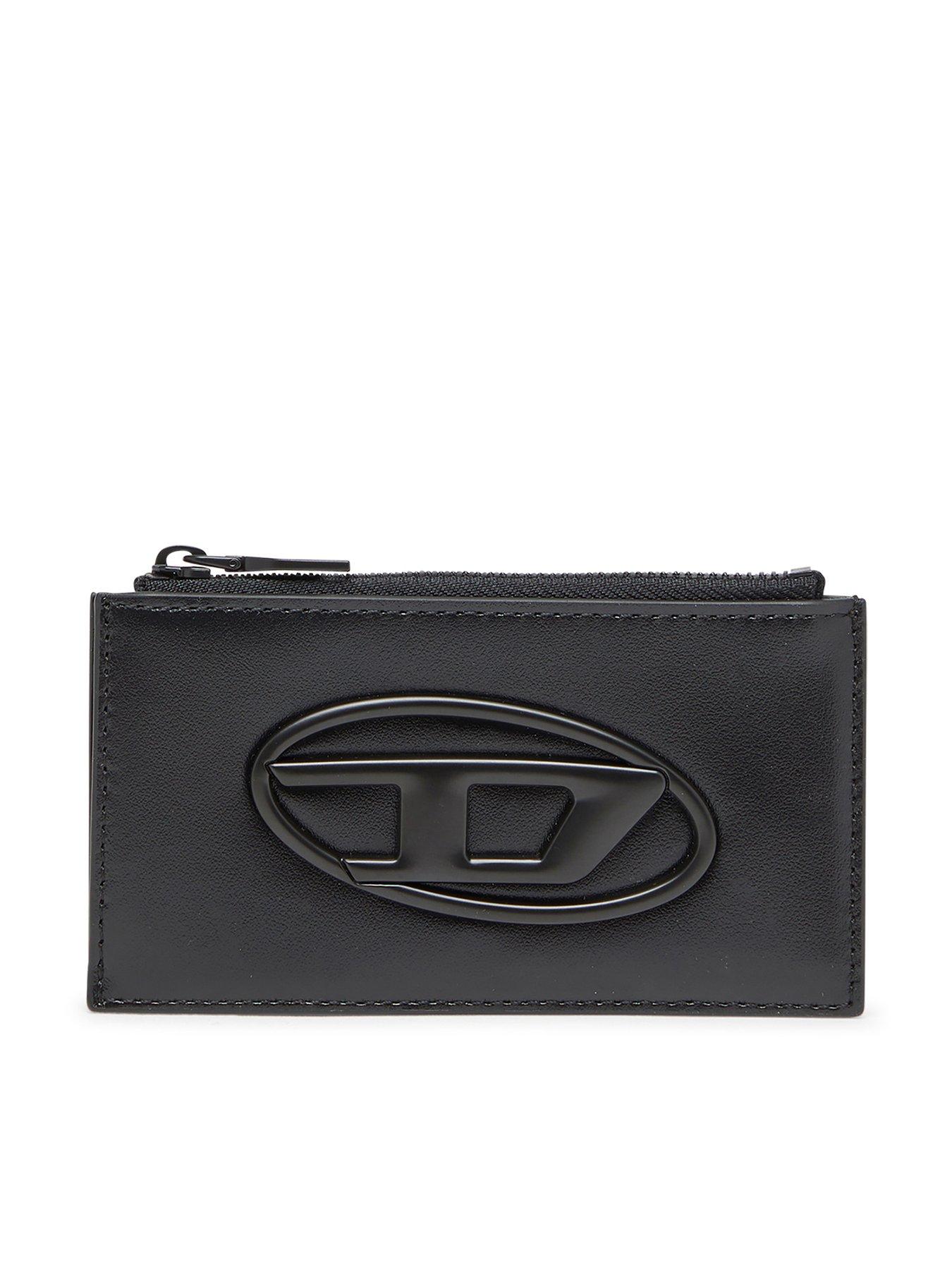 Image 1 of 3 of Diesel D Oval Card Holder - Black