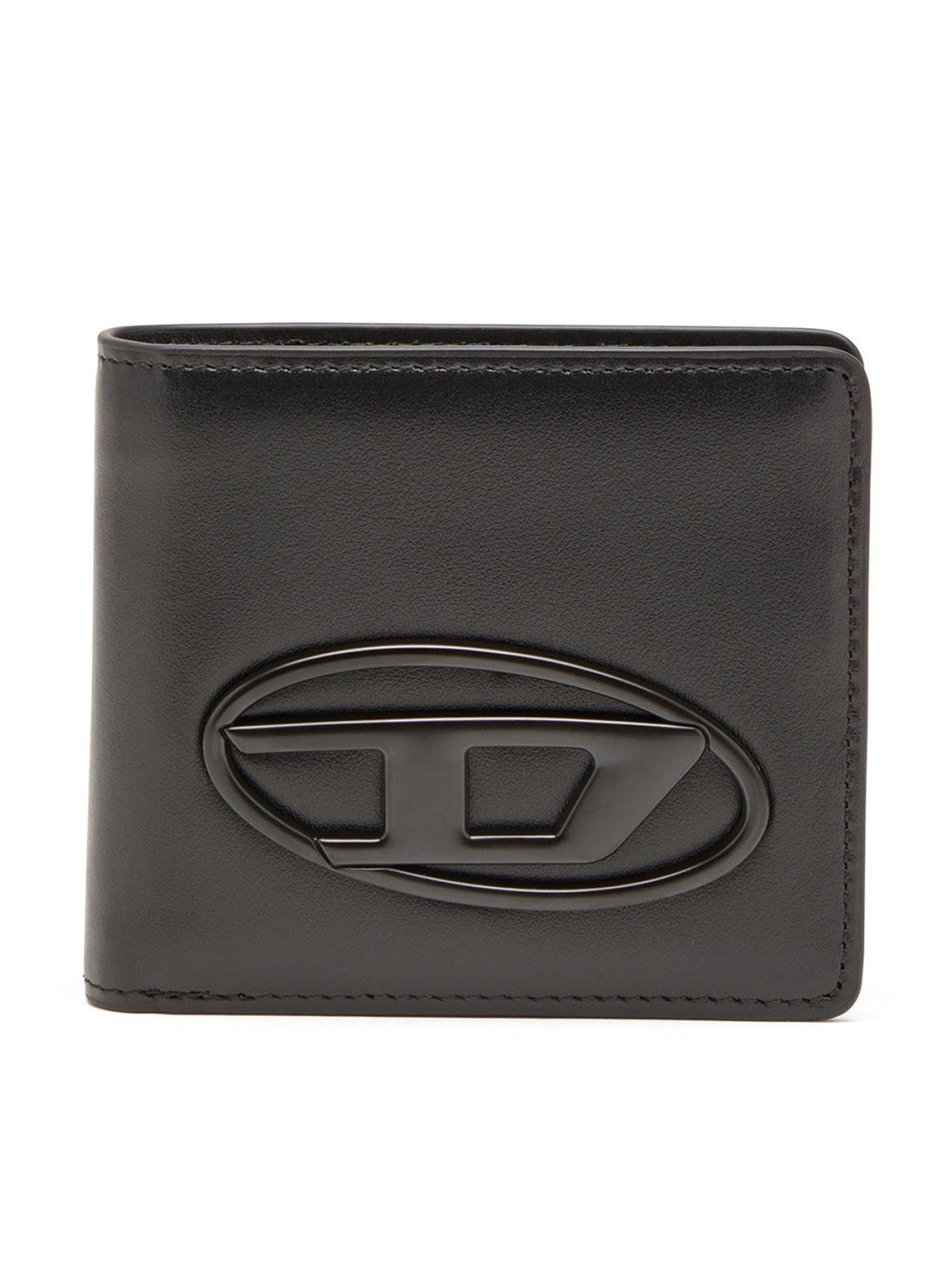 Image 1 of 4 of Diesel D Oval Bi Fold Wallet- Black