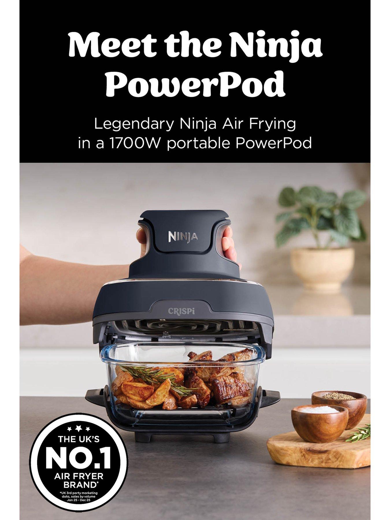 Image 2 of 8 of NINJA CRISPi 4-in-1 Portable Glass Air Fryer - Cyber Space FN101UKGY