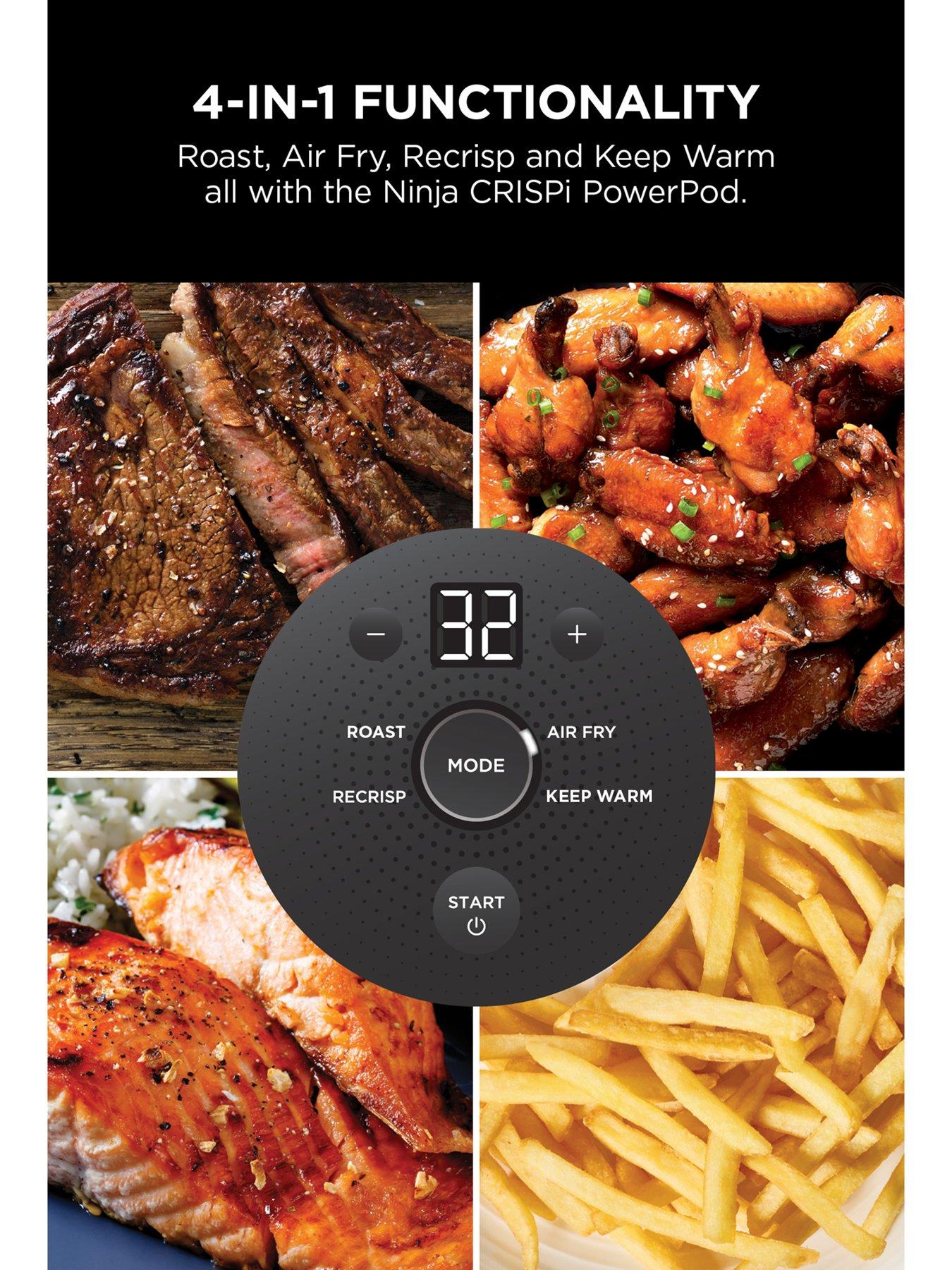 Image 7 of 8 of NINJA CRISPi 4-in-1 Portable Glass Air Fryer - Cyber Space FN101UKGY
