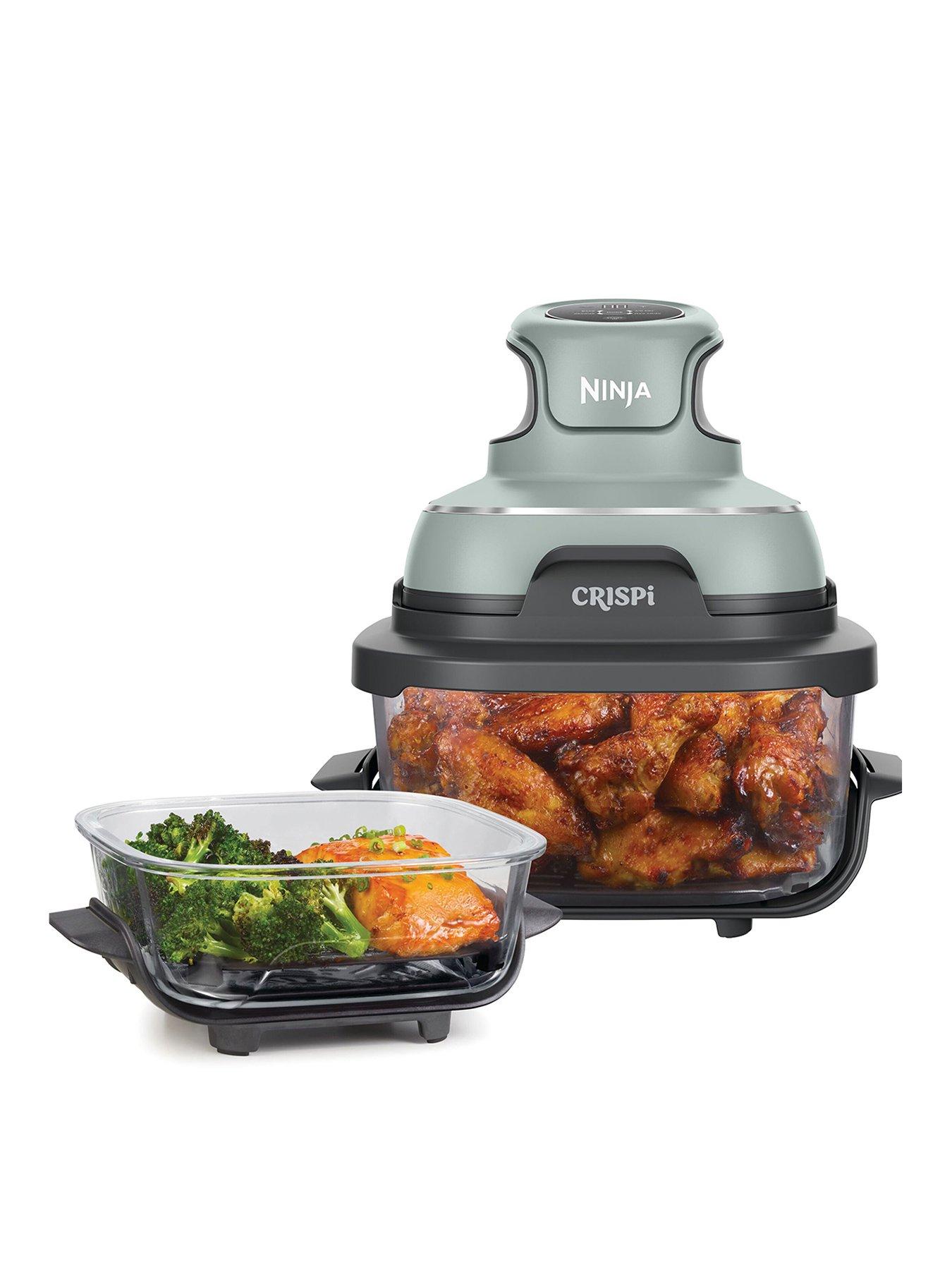 Image of NINJA CRISPi 4-in-1 Portable Glass Air Fryer - Sage FN101UKSG