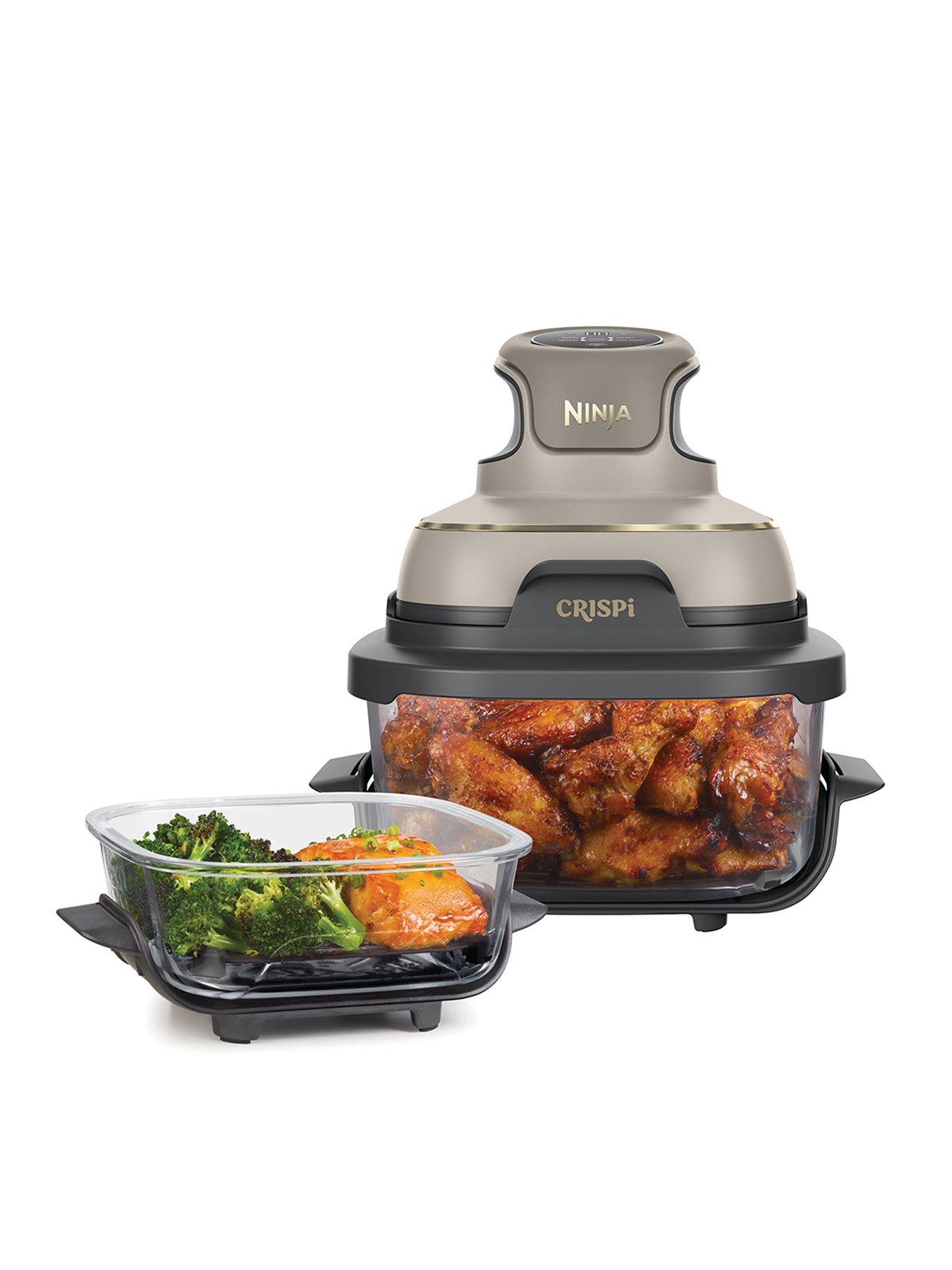 Image of NINJA CRISPi 4-in-1 Portable Glass Air Fryer - Stone FN101UKST