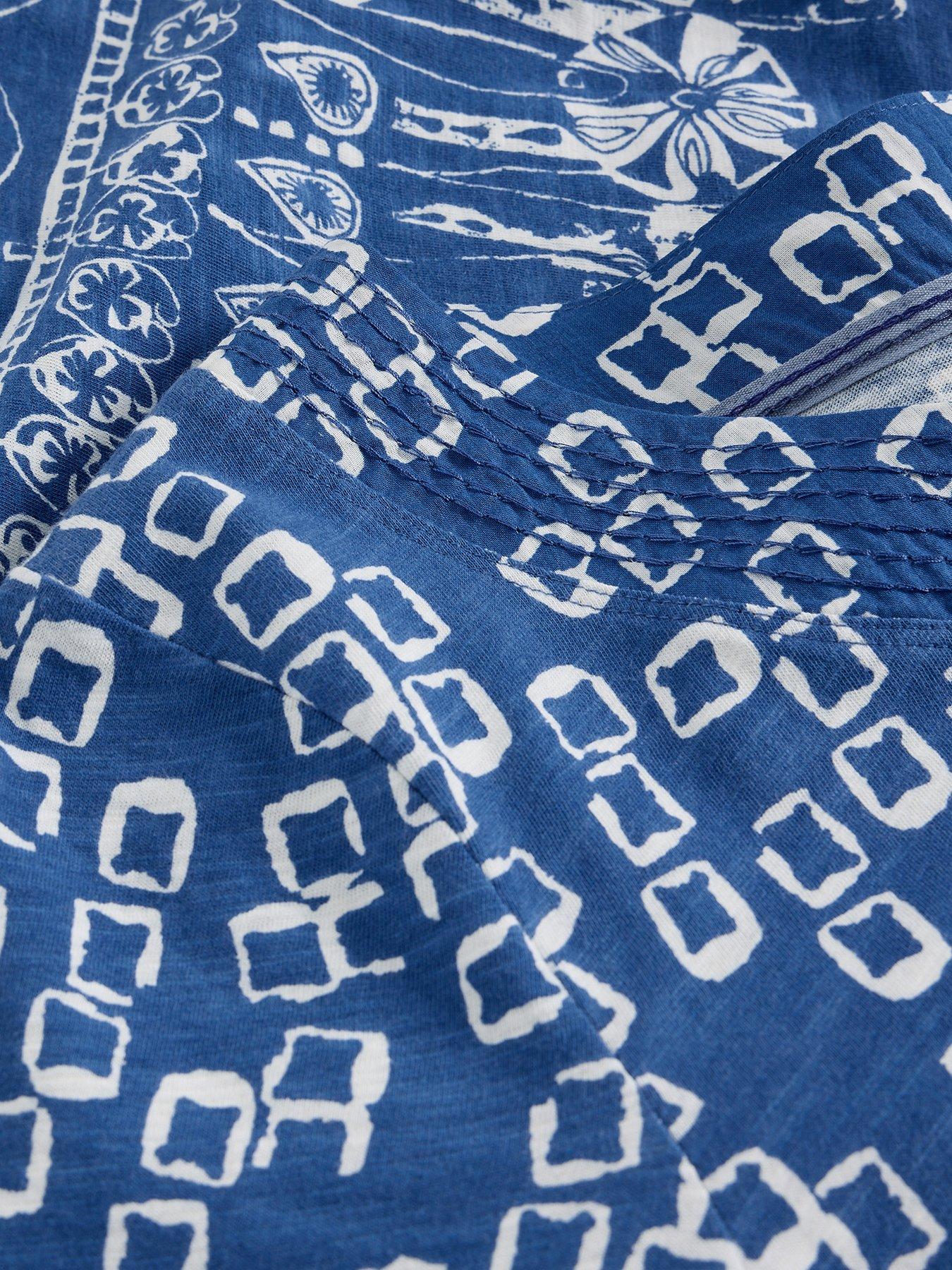 Image 6 of 6 of White Stuff Weaver Tee - Blue