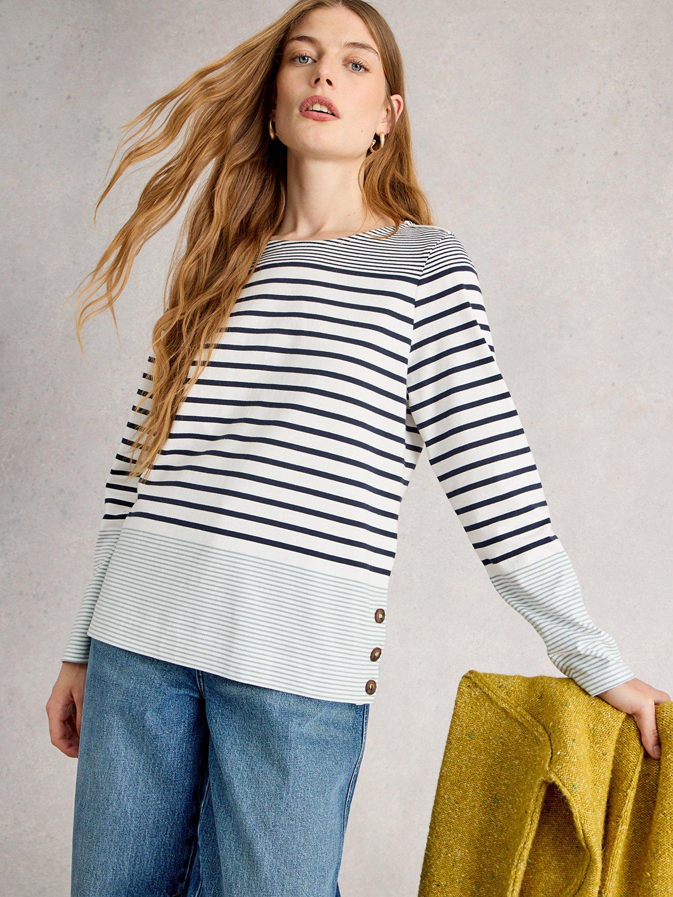 White Stuff Willow Long Sleeve Top - White