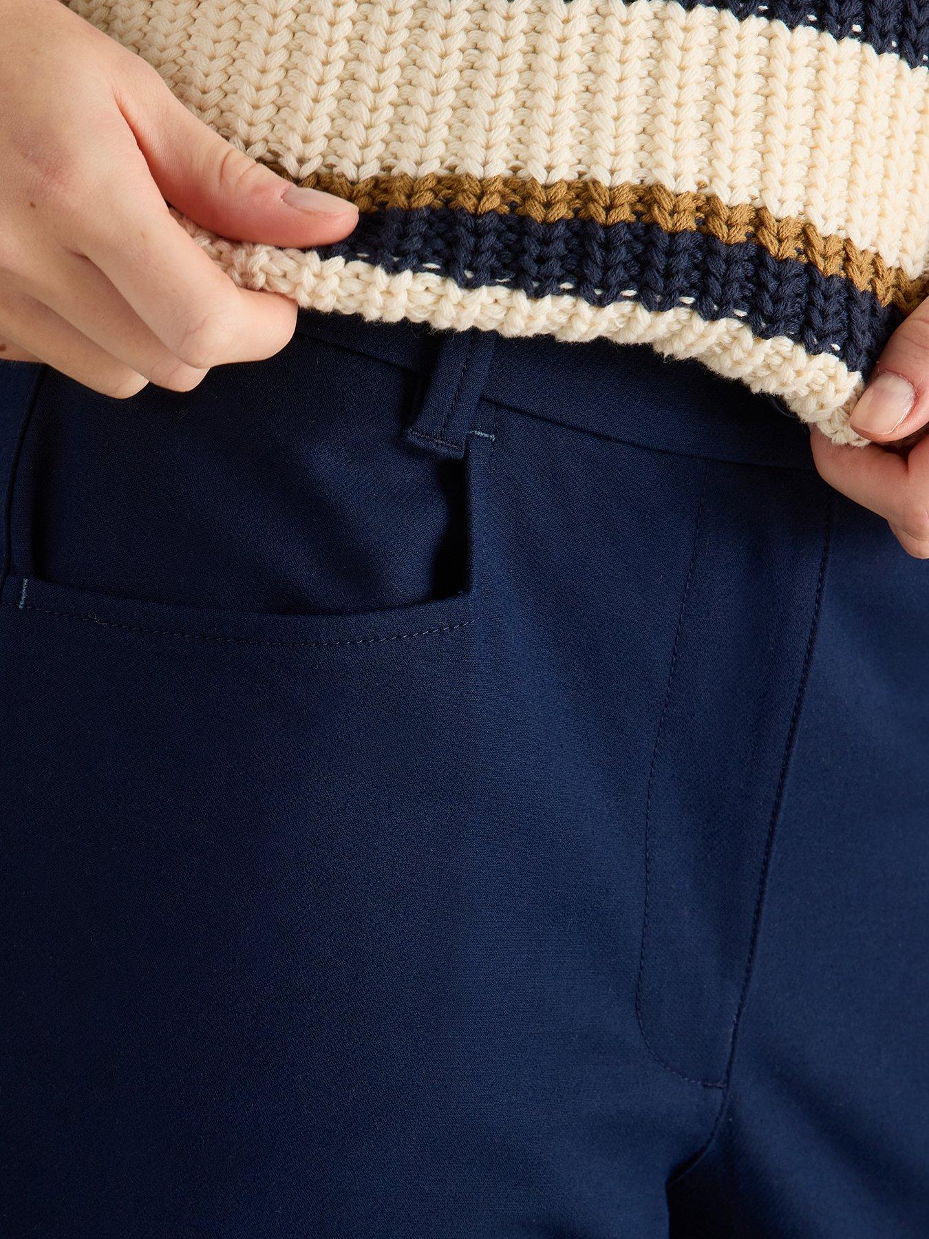 Image 4 of 6 of White Stuff Savannah Stretch Trousers - Navy