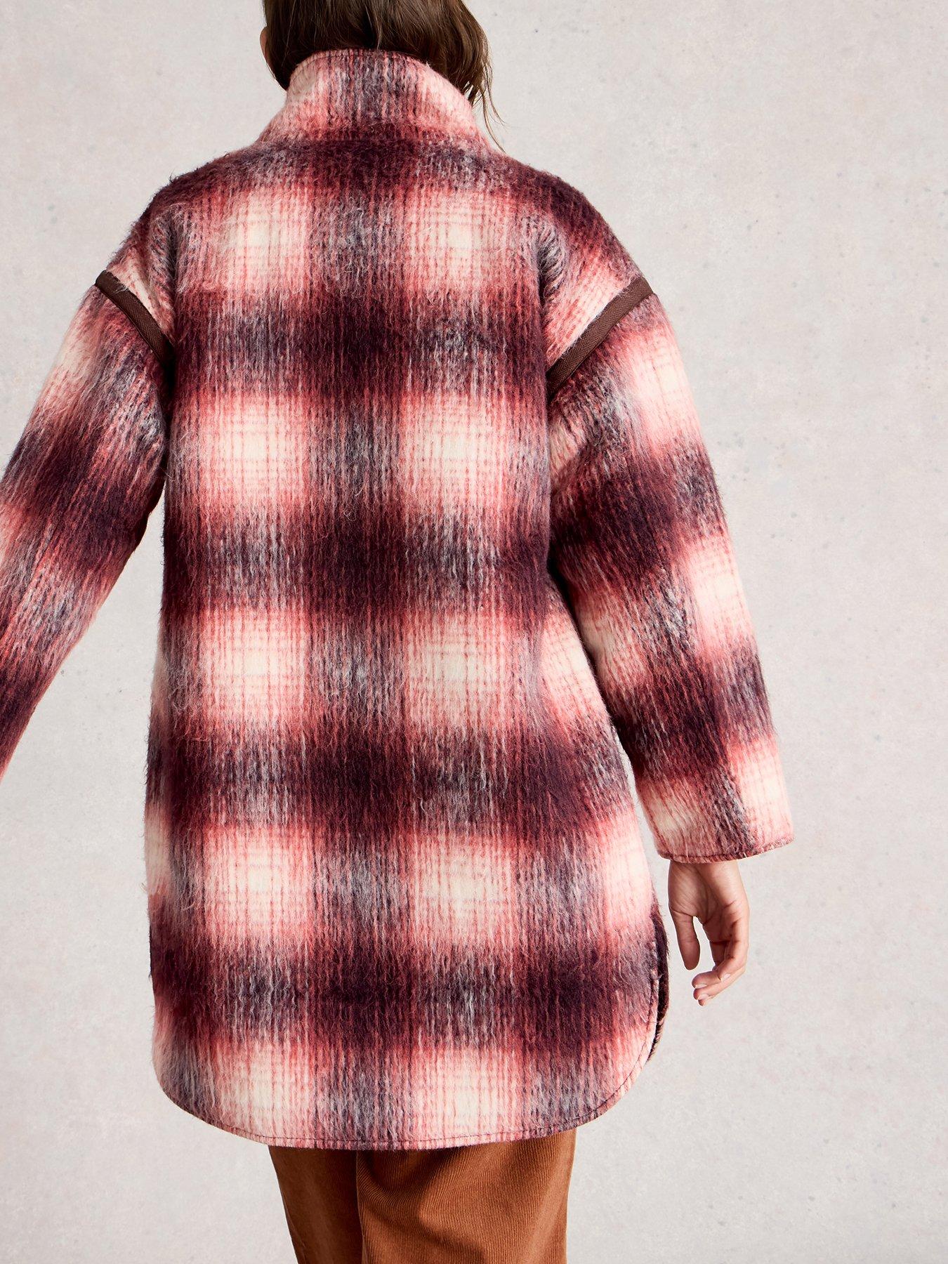 Image 2 of 6 of White Stuff Marlowe Reversible Coat - Purple
