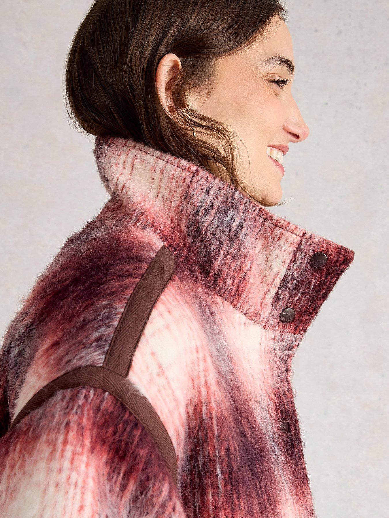 Image 4 of 6 of White Stuff Marlowe Reversible Coat - Purple