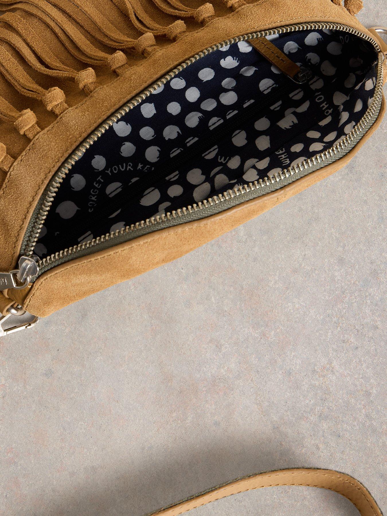 Image 3 of 4 of White Stuff Mini Sebby Tassel Sling Bag - Beige