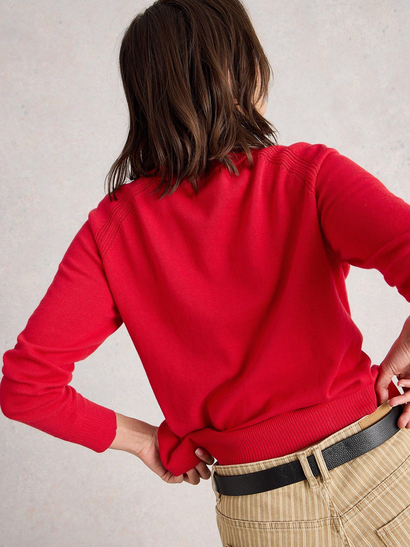 Image 2 of 6 of White Stuff Lulu Cardi - Red
