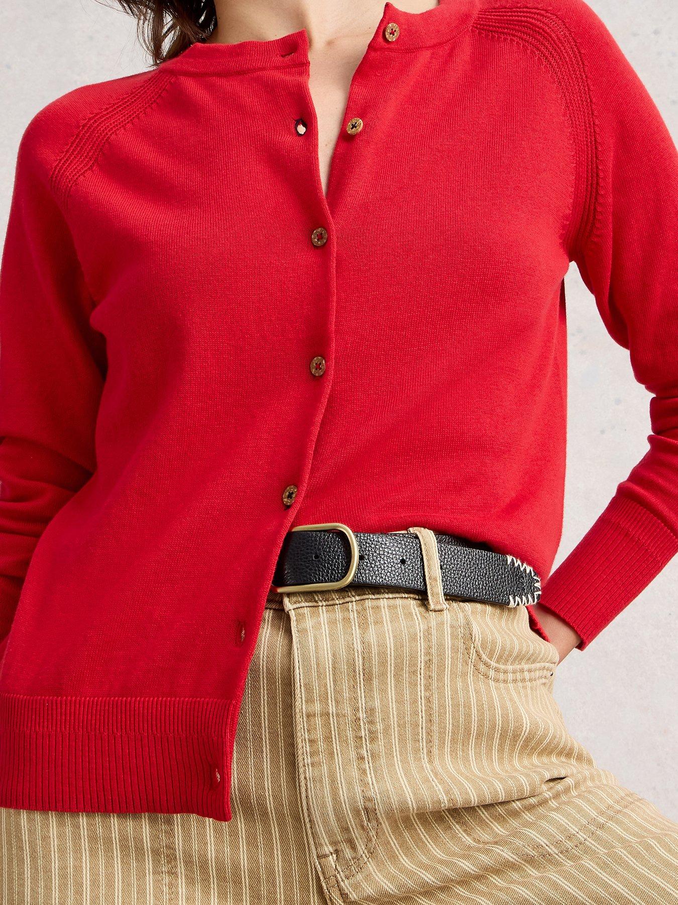 Image 4 of 6 of White Stuff Lulu Cardi - Red