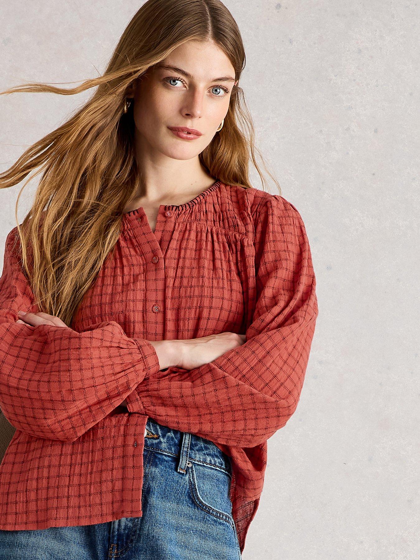 white-stuff-tasha-check-top-red