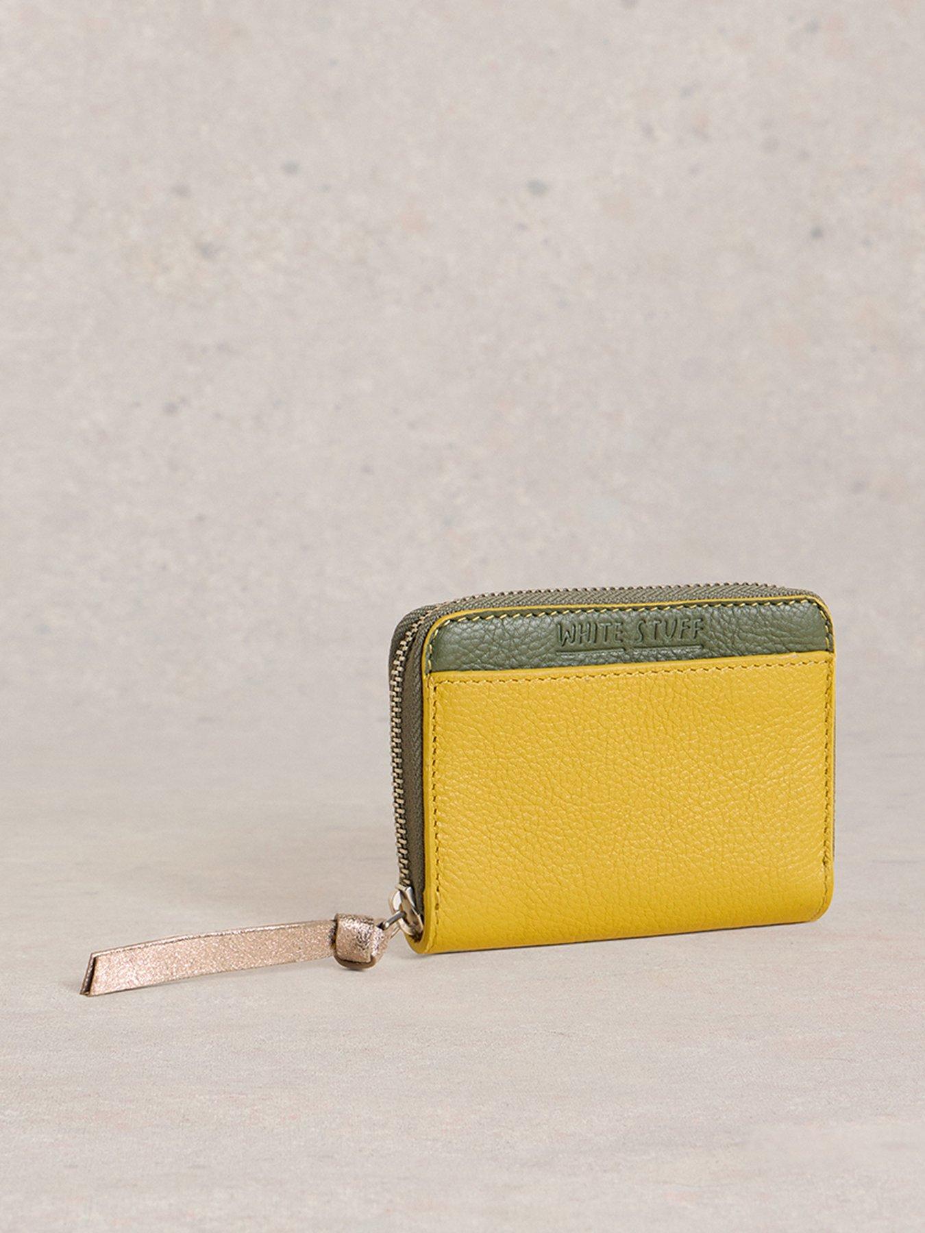 White Stuff Cerys Zip Around Purse - Yellow