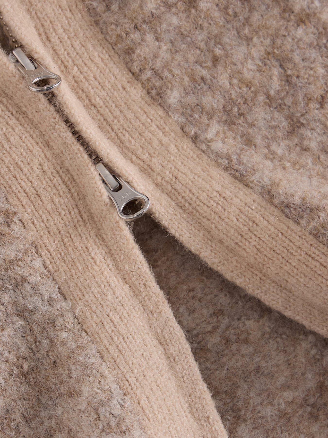 Image 6 of 6 of White Stuff Boucle Gilet - Beige