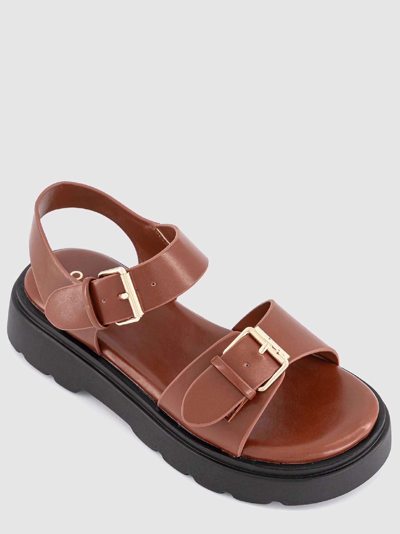Image 4 of 5 of OFFICE Gemma- Double Buckle Chunky Sandal