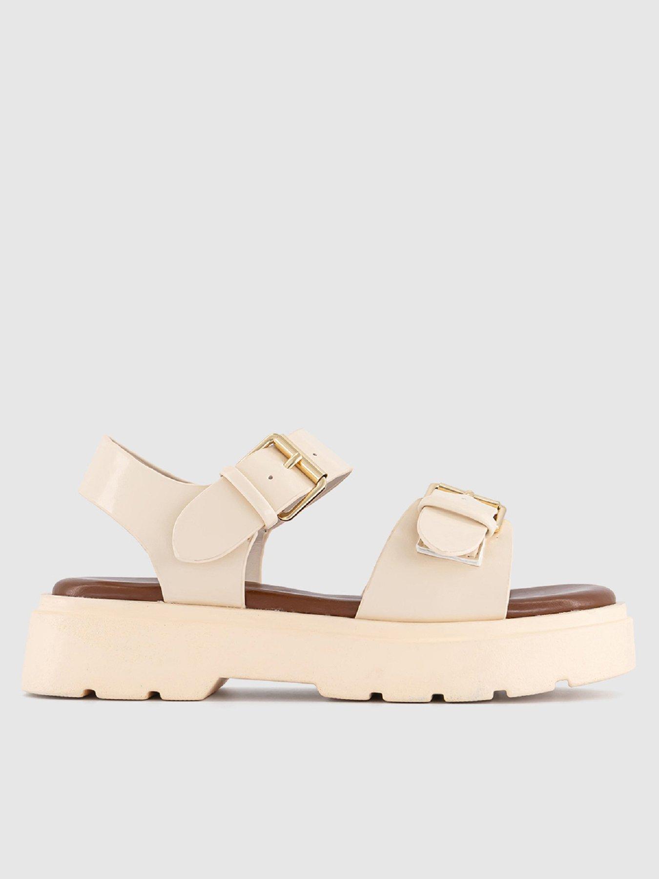 OFFICE Gemma- Double Buckle Chunky Sandal
