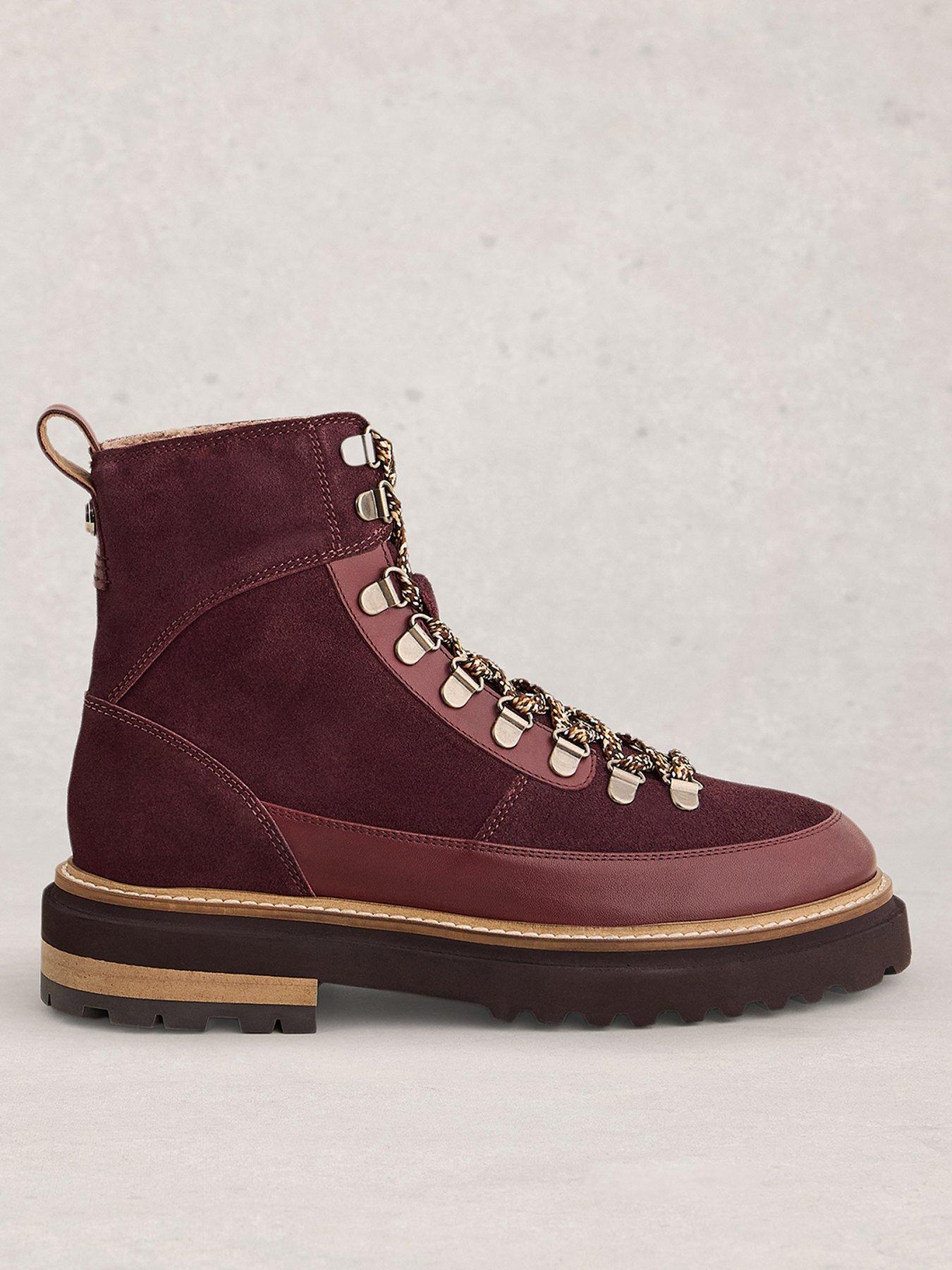 White Stuff Olive Hiker Boot - Purple