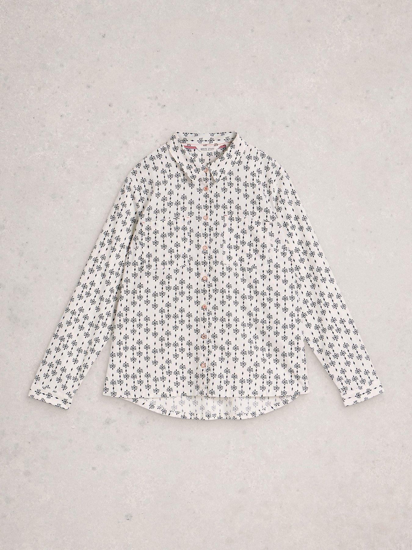 Image 5 of 6 of White Stuff Sophie Cotton Shirt - White