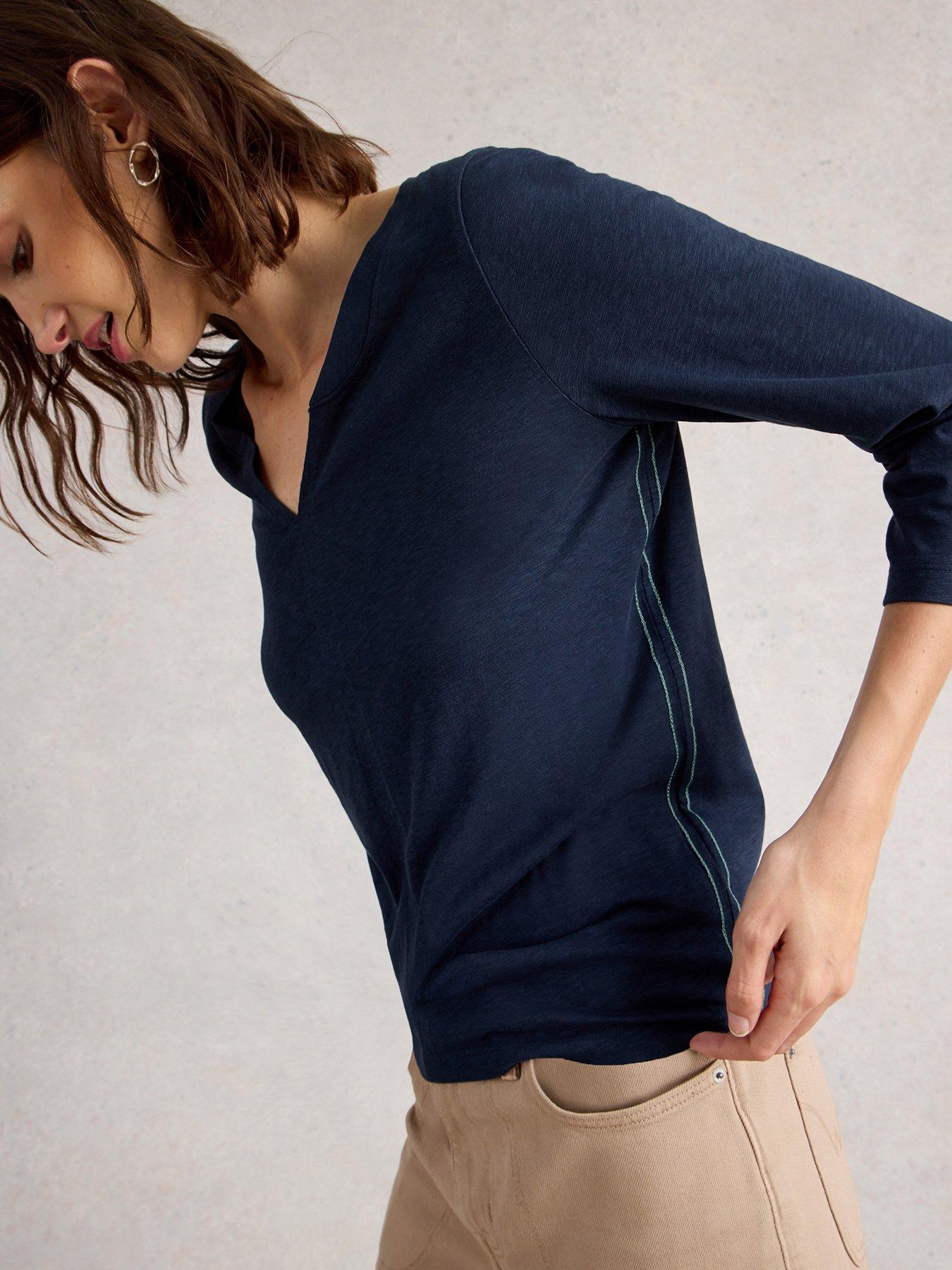 white-stuff-nelly-34-sleeve-tee-navy