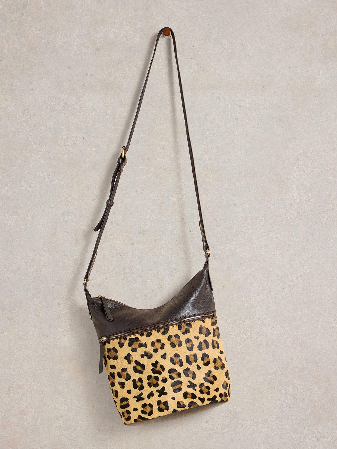 Image 2 of 4 of White Stuff Fern Leather Crossbody - Brown