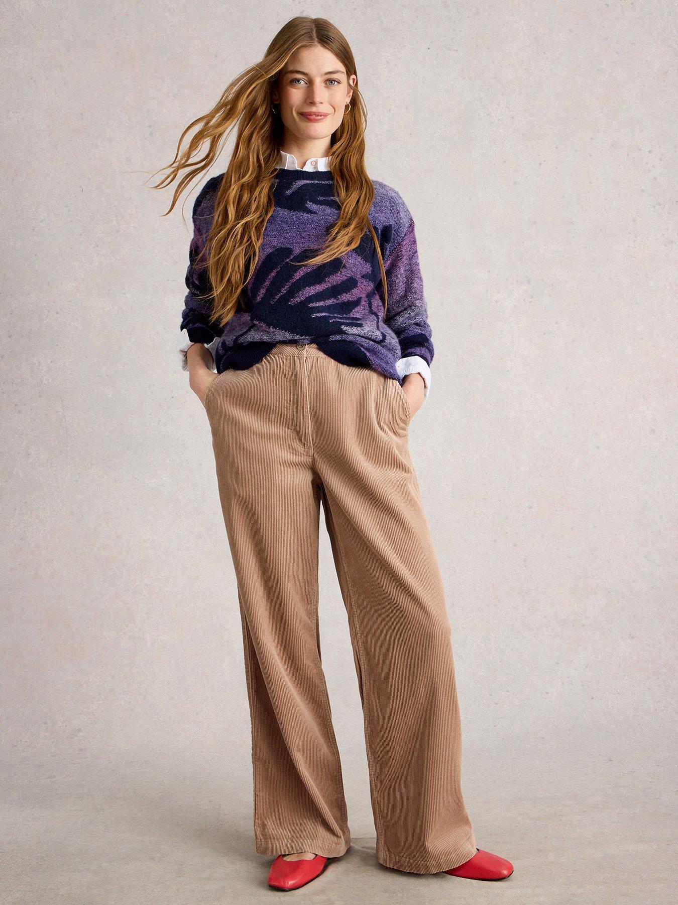 White Stuff Fern Spacedye Jumper - Navy