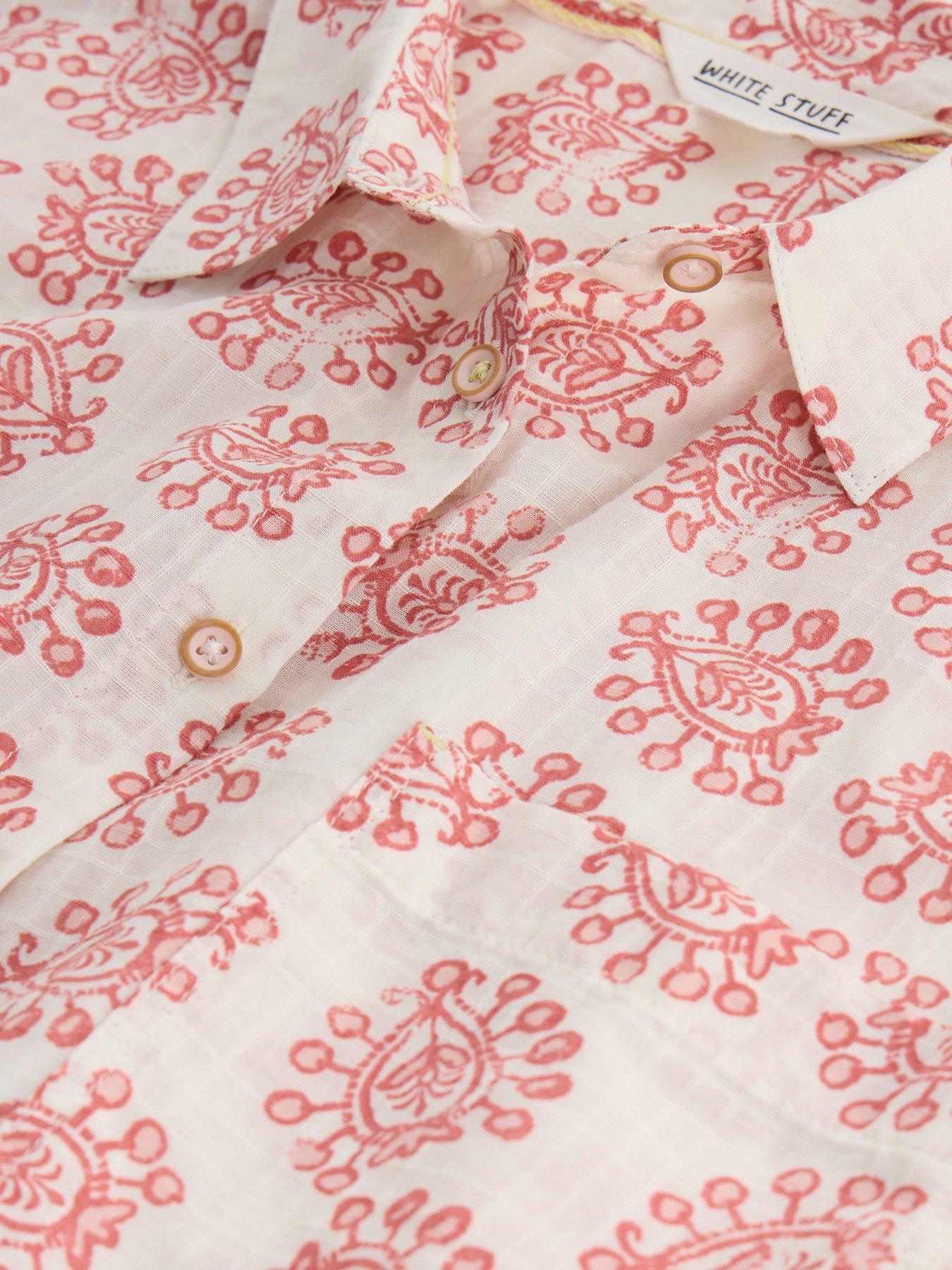 Image 6 of 6 of White Stuff Ellie Cotton Shirt - White