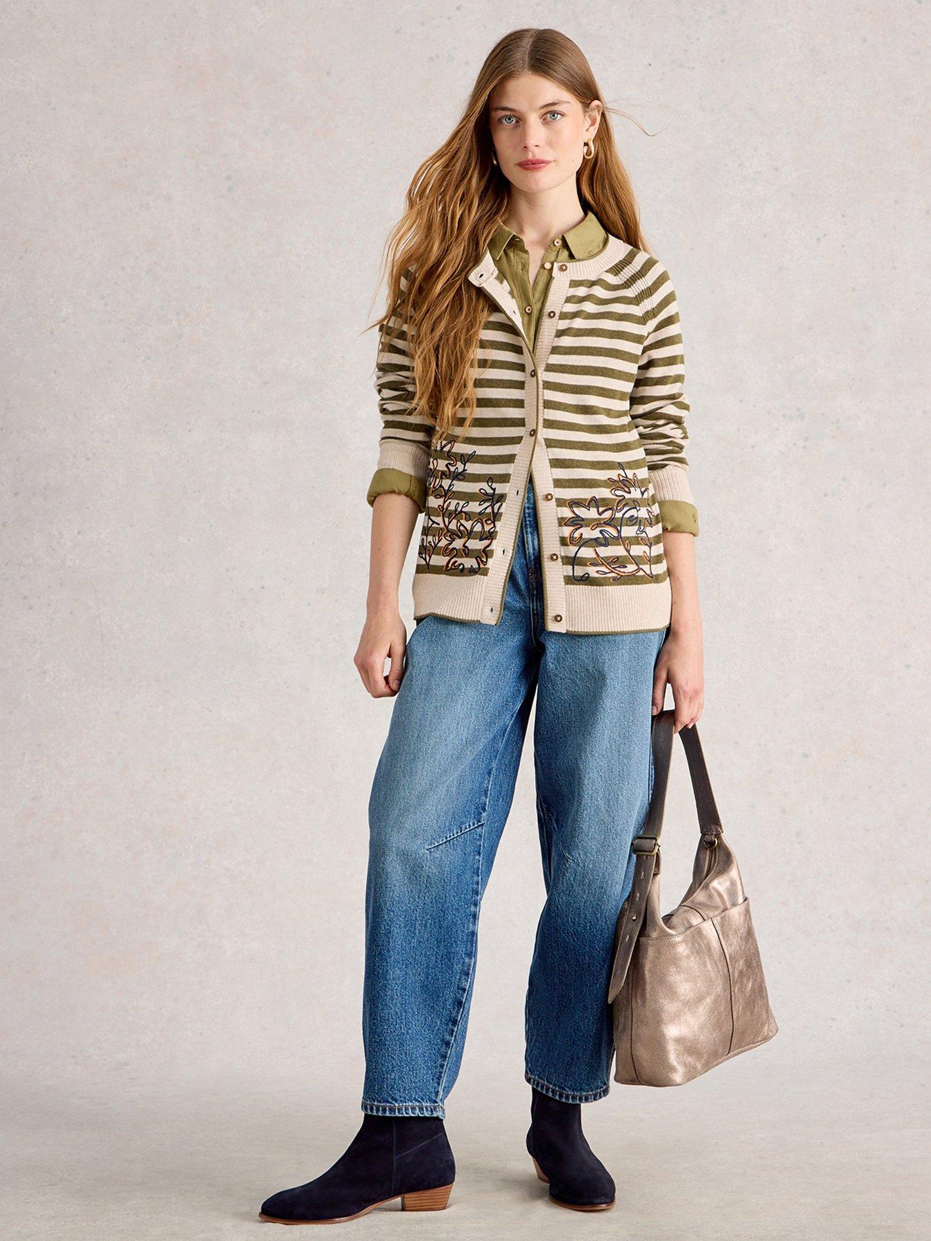 Image 3 of 6 of White Stuff Lulu Emb Cardi - Beige