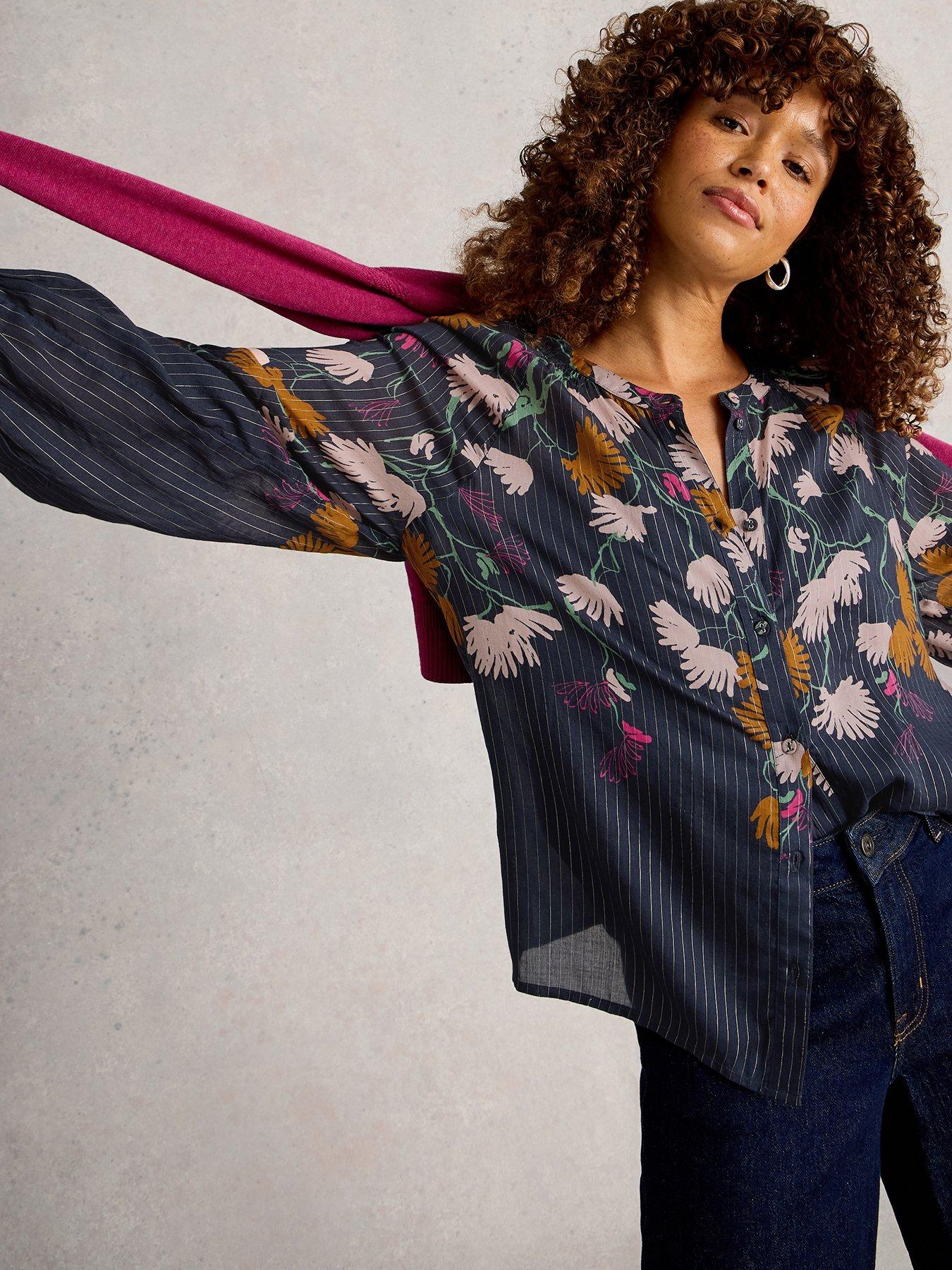 White Stuff Yuki Top - Navy