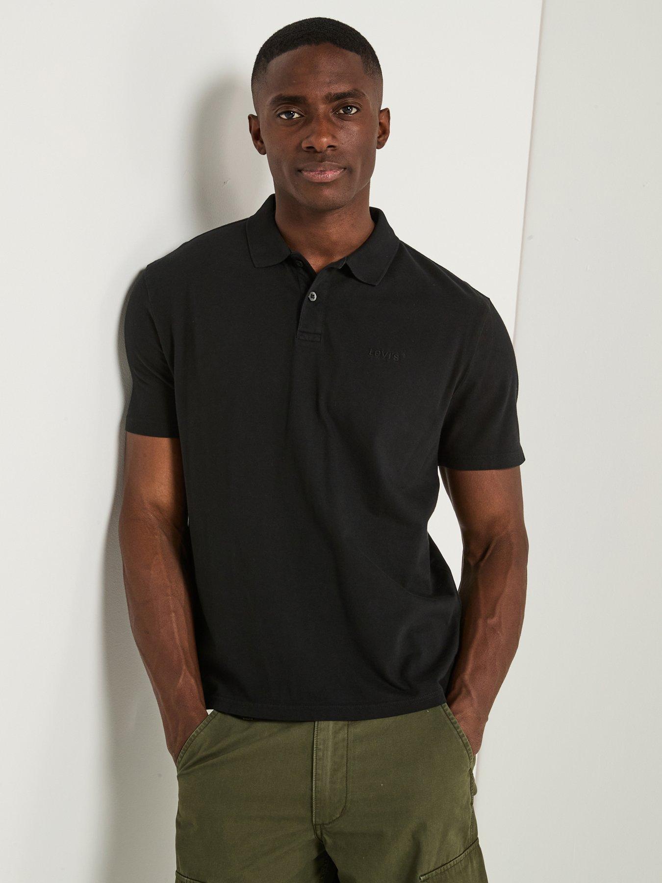 levis-authentic-housemark-logo-short-sleeve-polo-shirt-blackfront