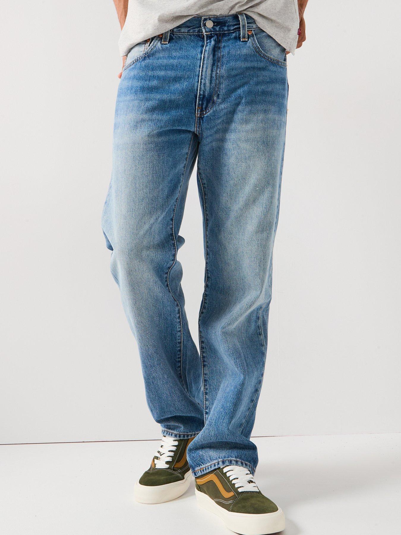 Levi's 555 Relaxed Straight Fit Jeans - Indigo Champion - Blue
