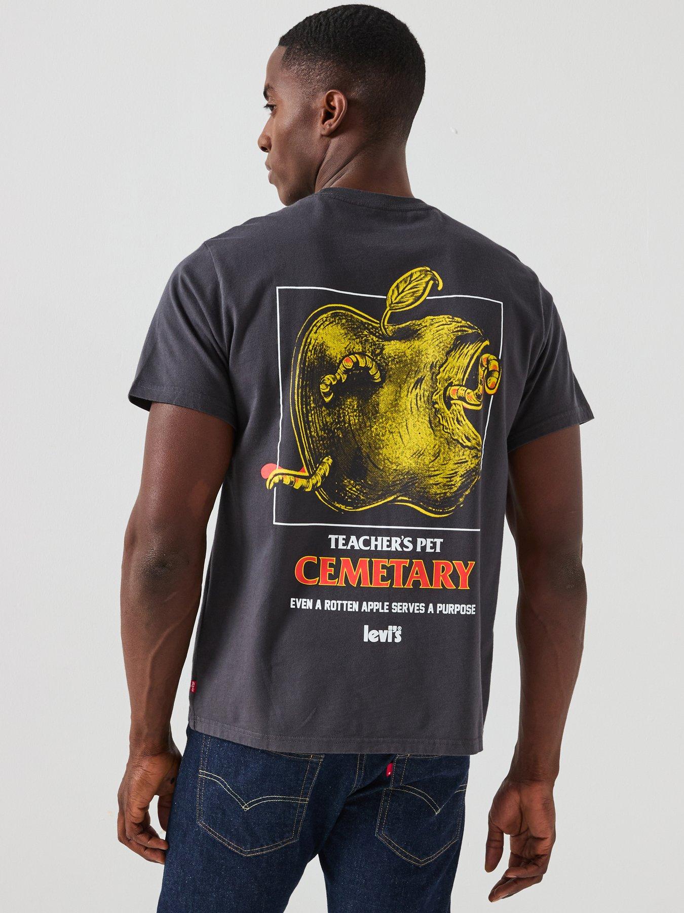Levi's Levis Pet Cemetary Back Graphic T-Shirt - Black