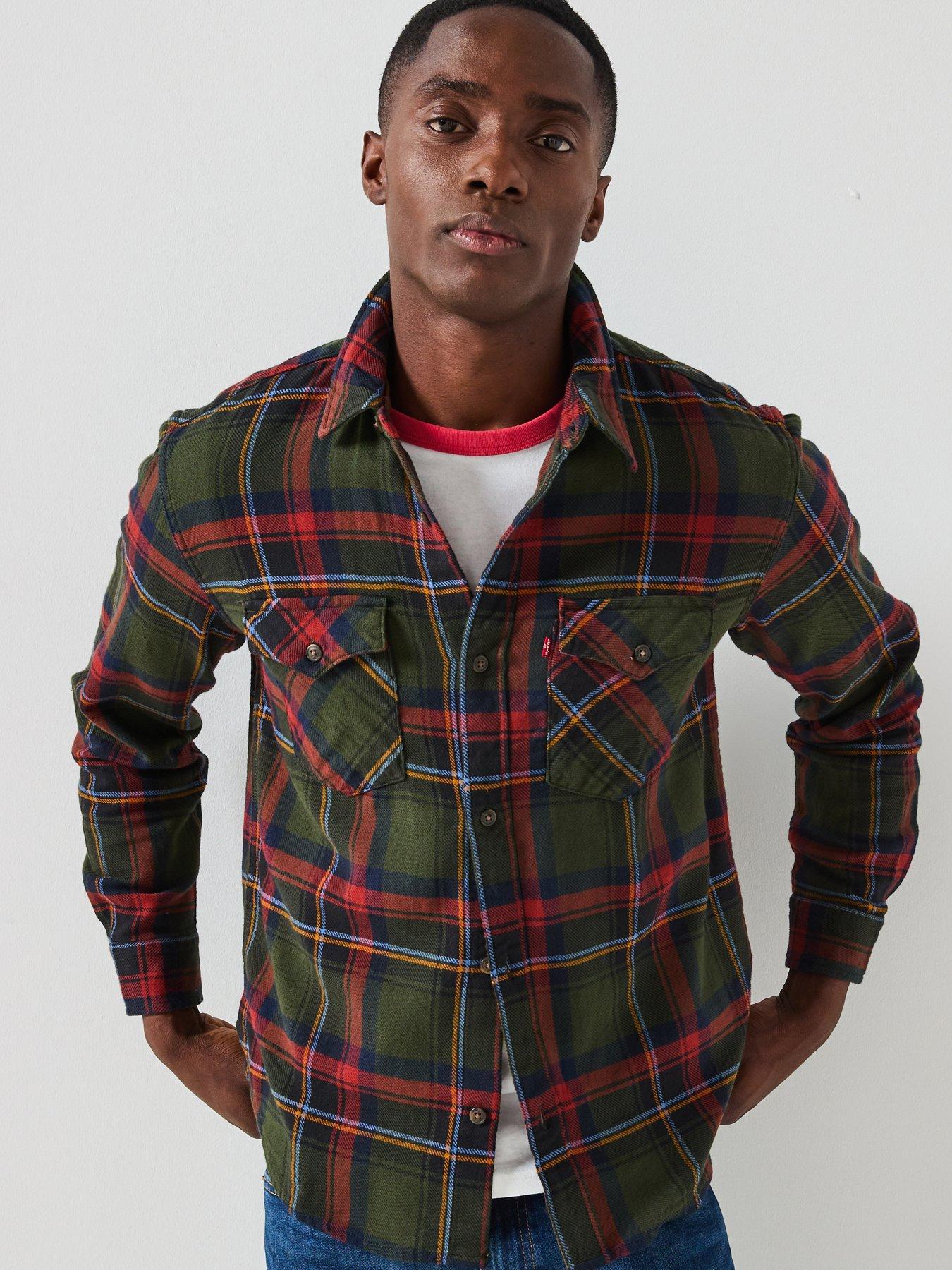 Levi's Relaxed Fit Western Button Down Gingham Shirt- Red | Very Ireland