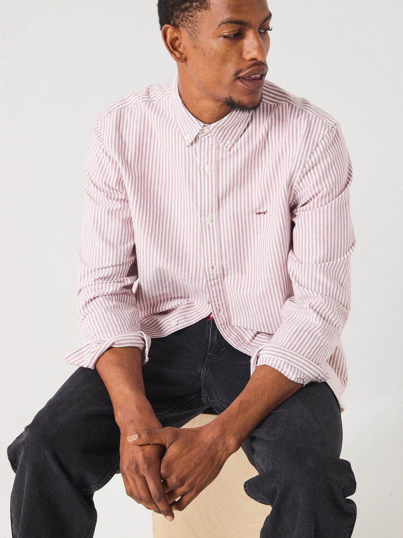 levis-authentic-long-sleeve-button-down-striped-shirt-pinkoutfit