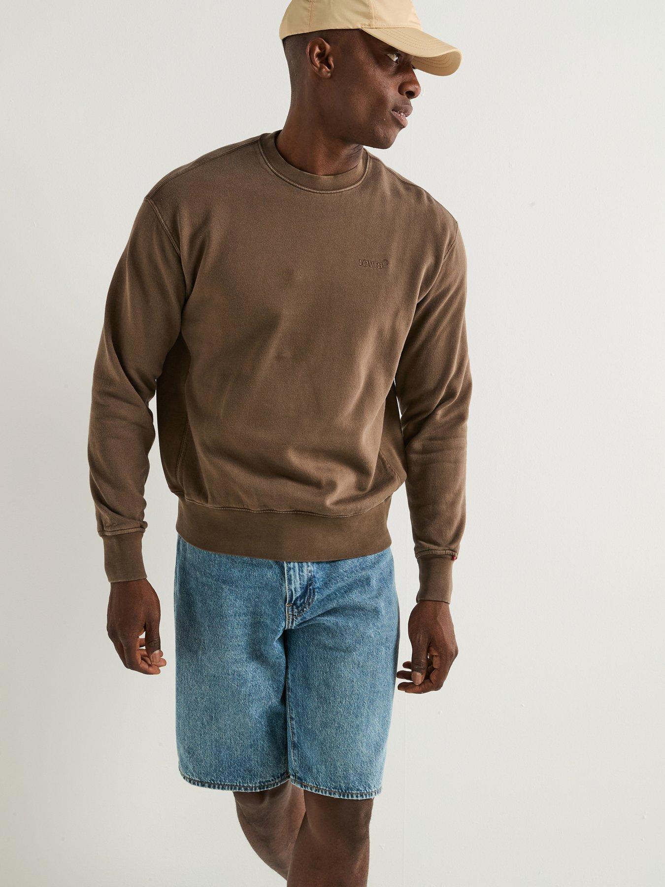 levis-authentic-crew-sweatshirt-khaki