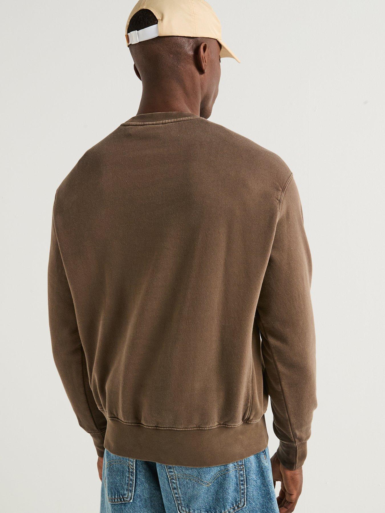 levis-authentic-crew-sweatshirt-khakistillFront