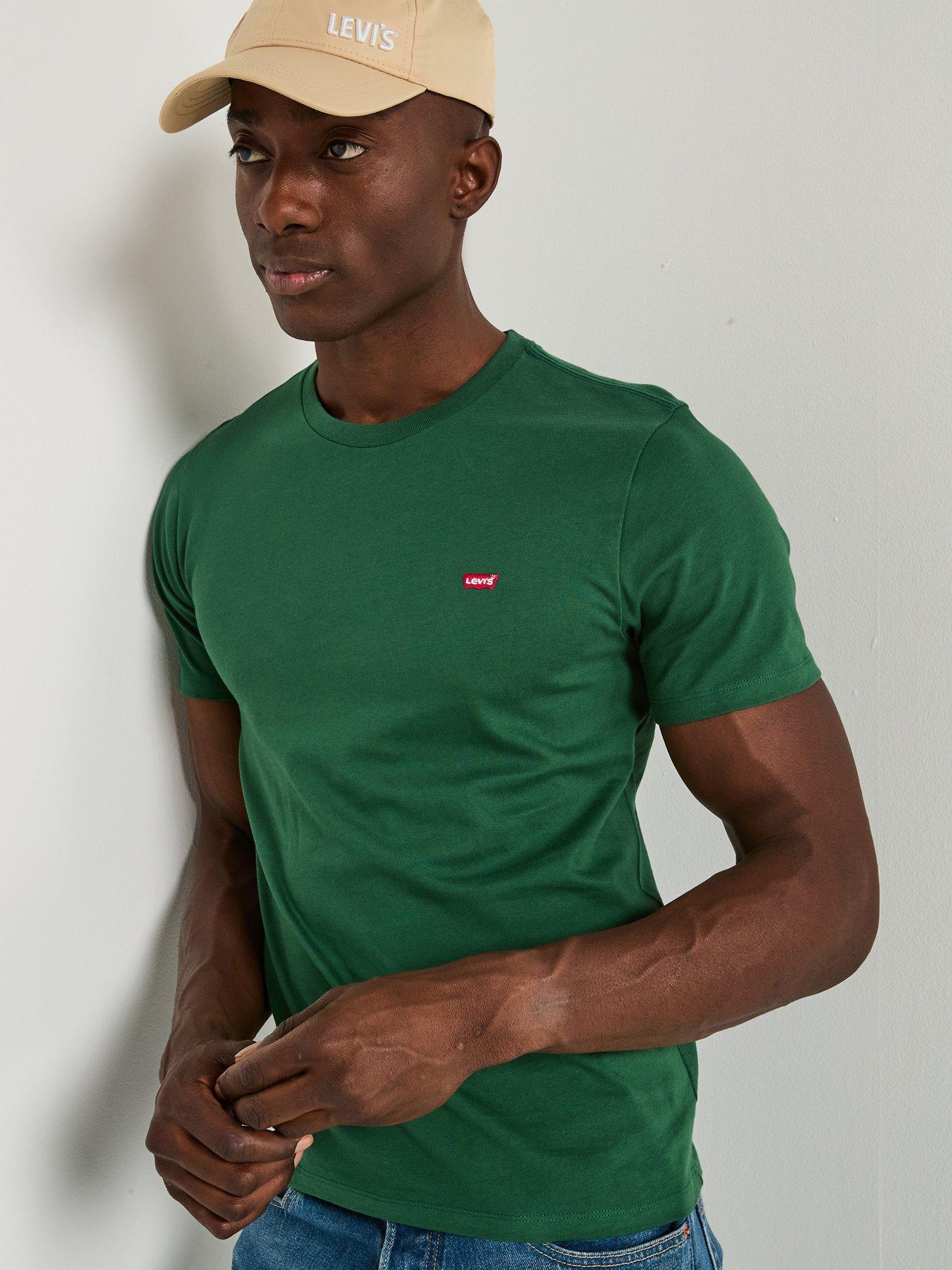 Levi's Original Housemark Logo Short Sleeve T-Shirt- Green