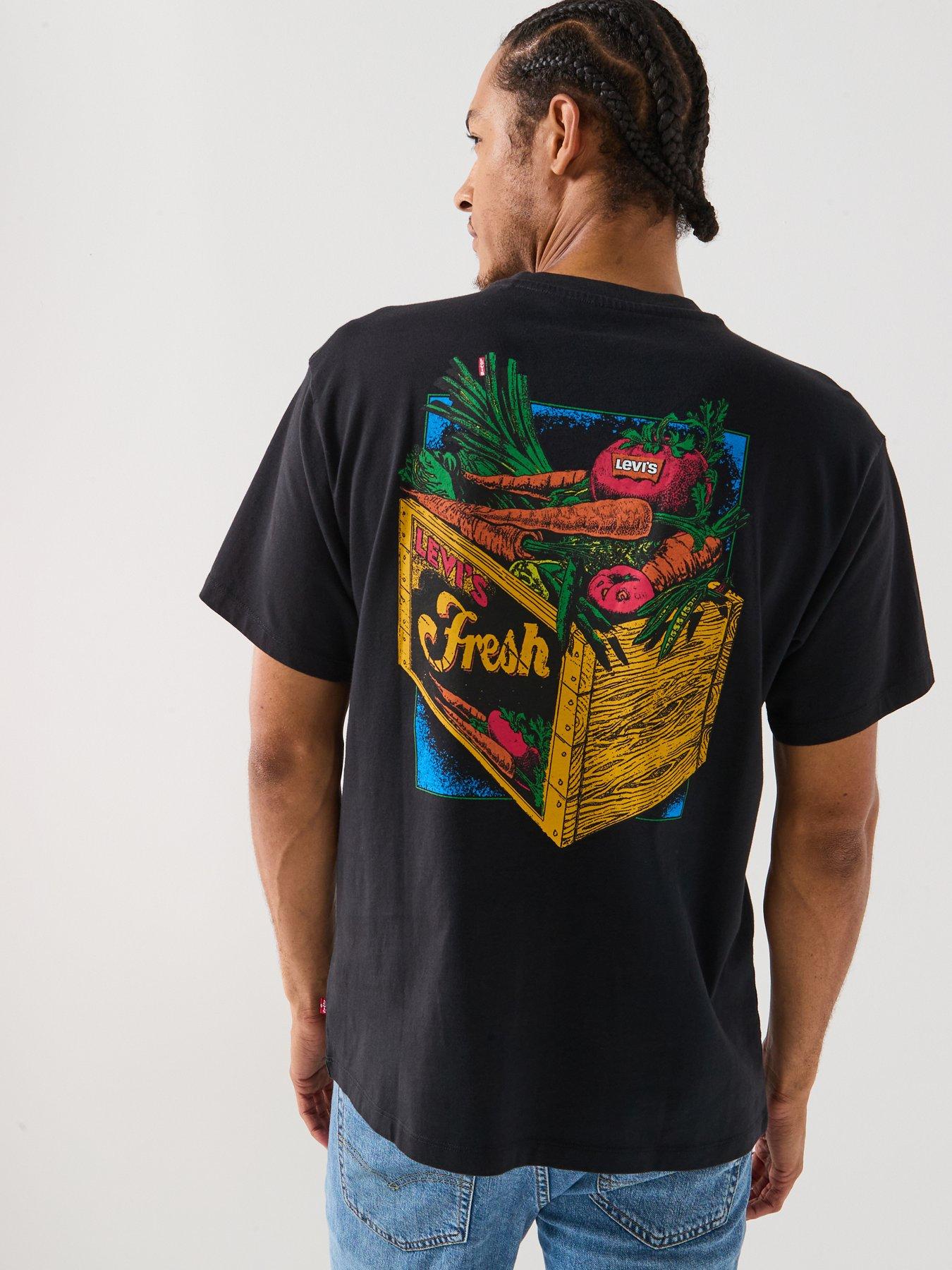 Levi's Vintage Fit Graphic Print Short Sleeve T-Shirt - Black