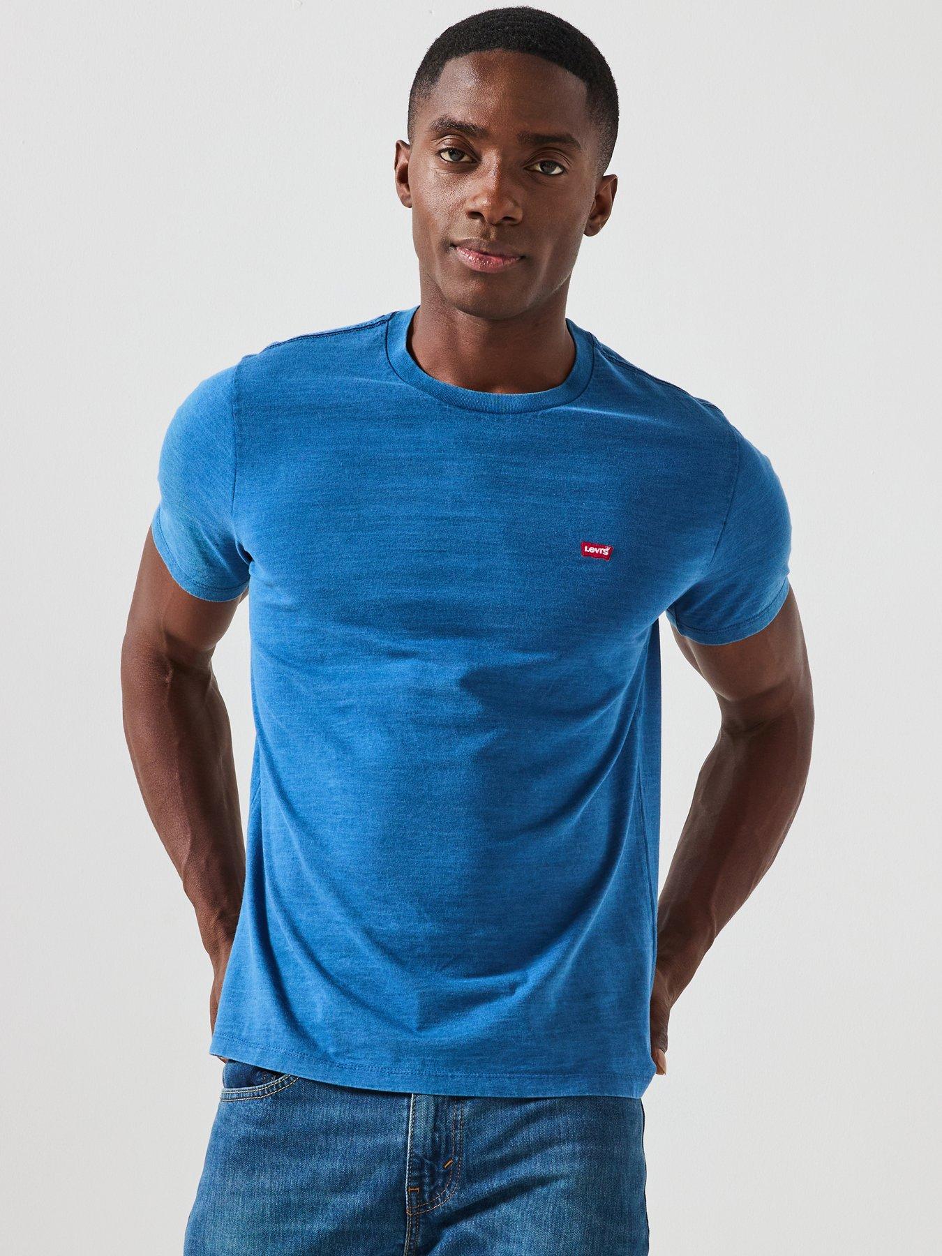 Levi's Original Housemark Logo Short Sleeve T-shirt - Blue