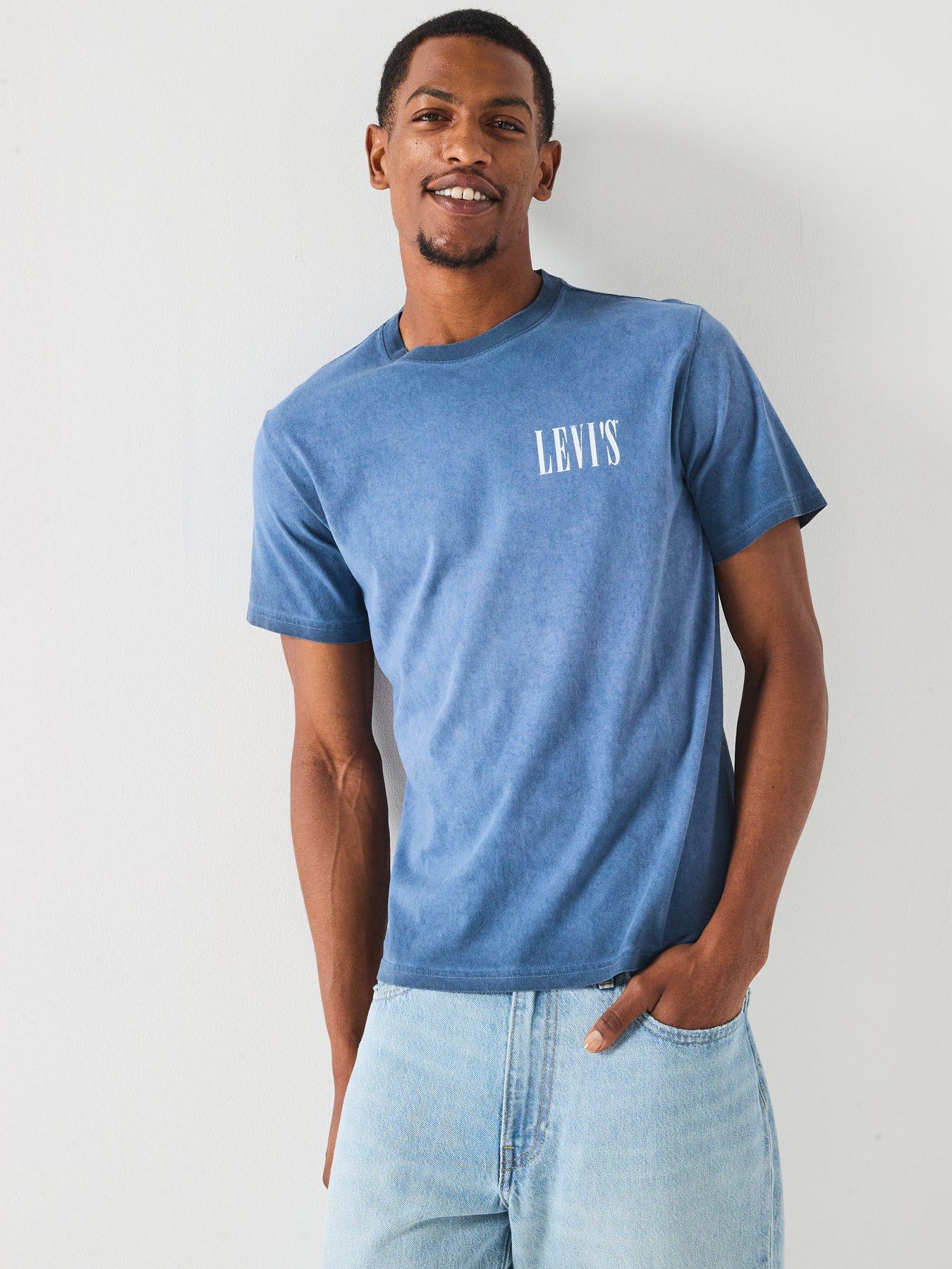 Levi's Levis Relaxed Fit Short Sleeve T-shirt- Blue