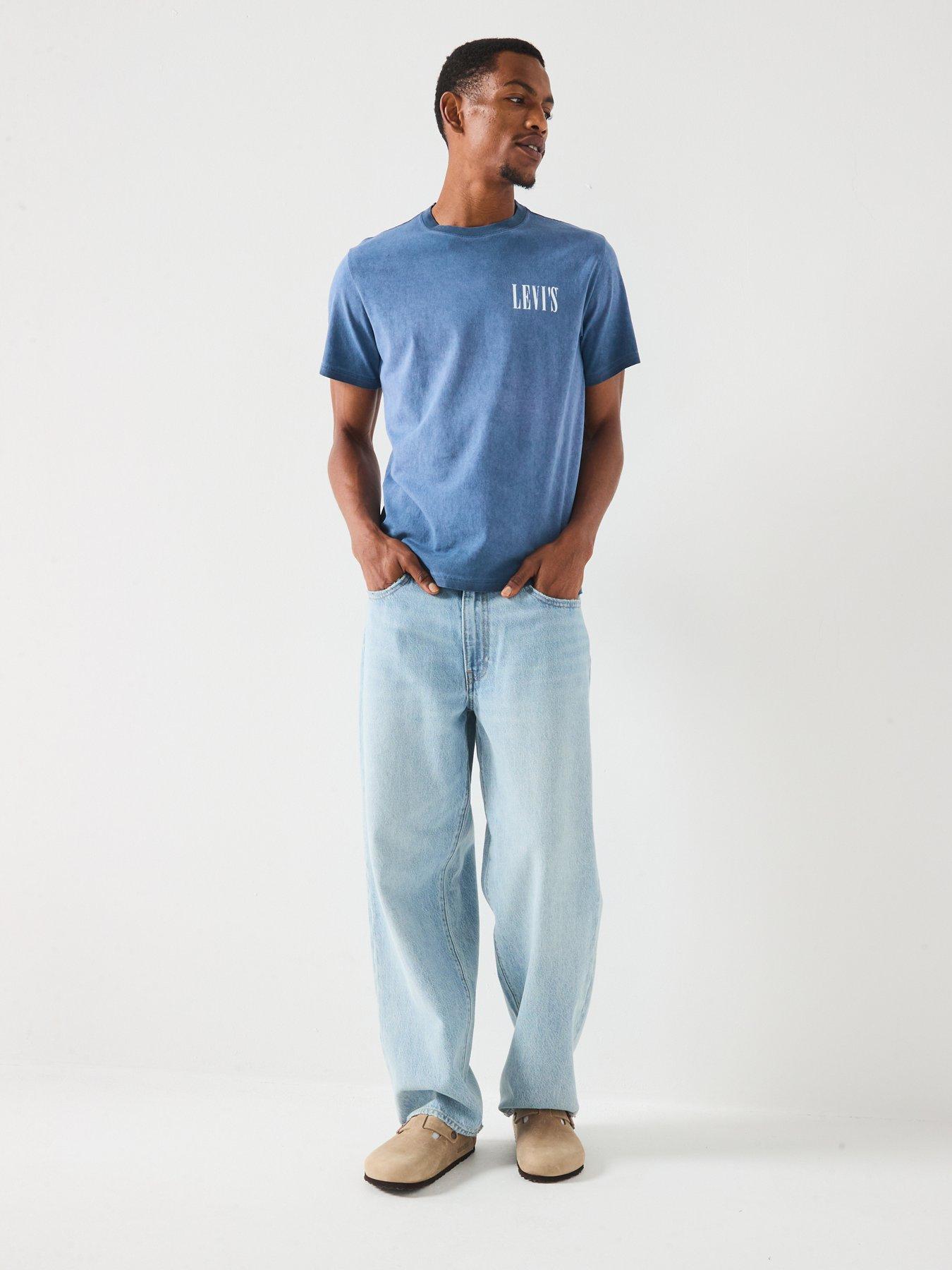 Image 3 of 4 of Levi's Levis Relaxed Fit Short Sleeve T-shirt- Blue