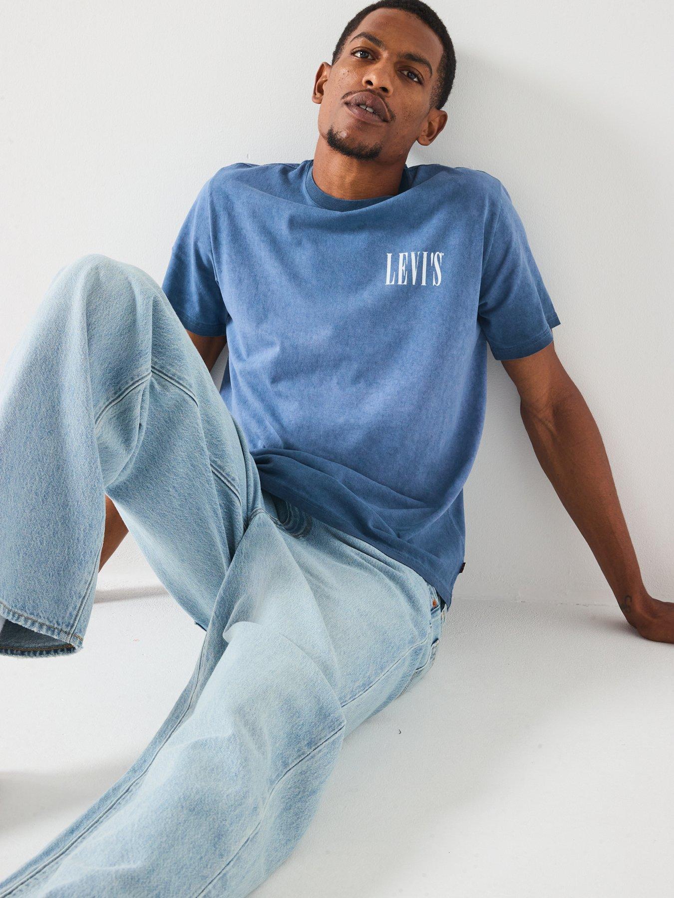 Image 4 of 4 of Levi's Levis Relaxed Fit Short Sleeve T-shirt- Blue