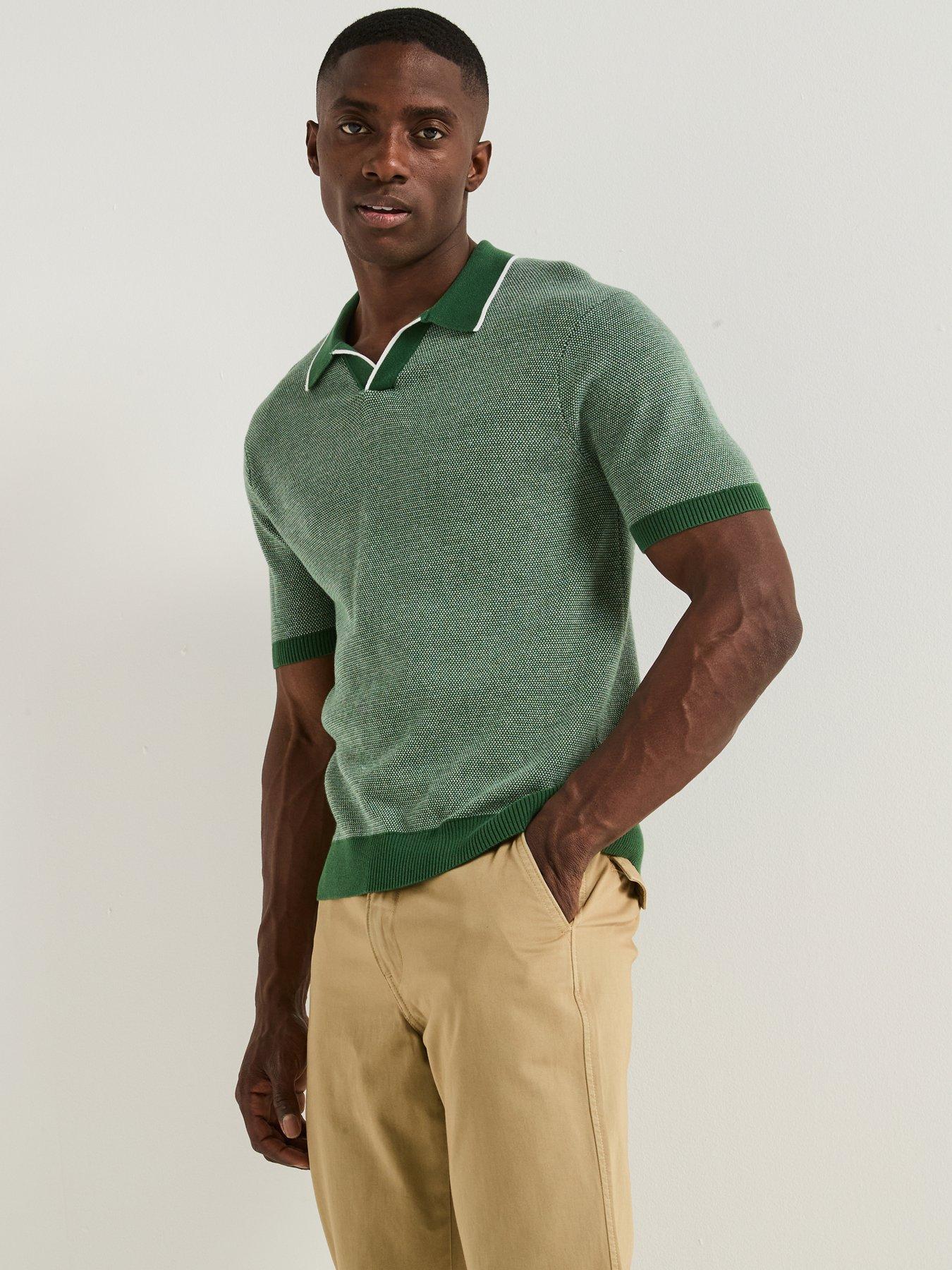 Levi's Skipper Short Sleeve Knitted Polo Shirt- Green