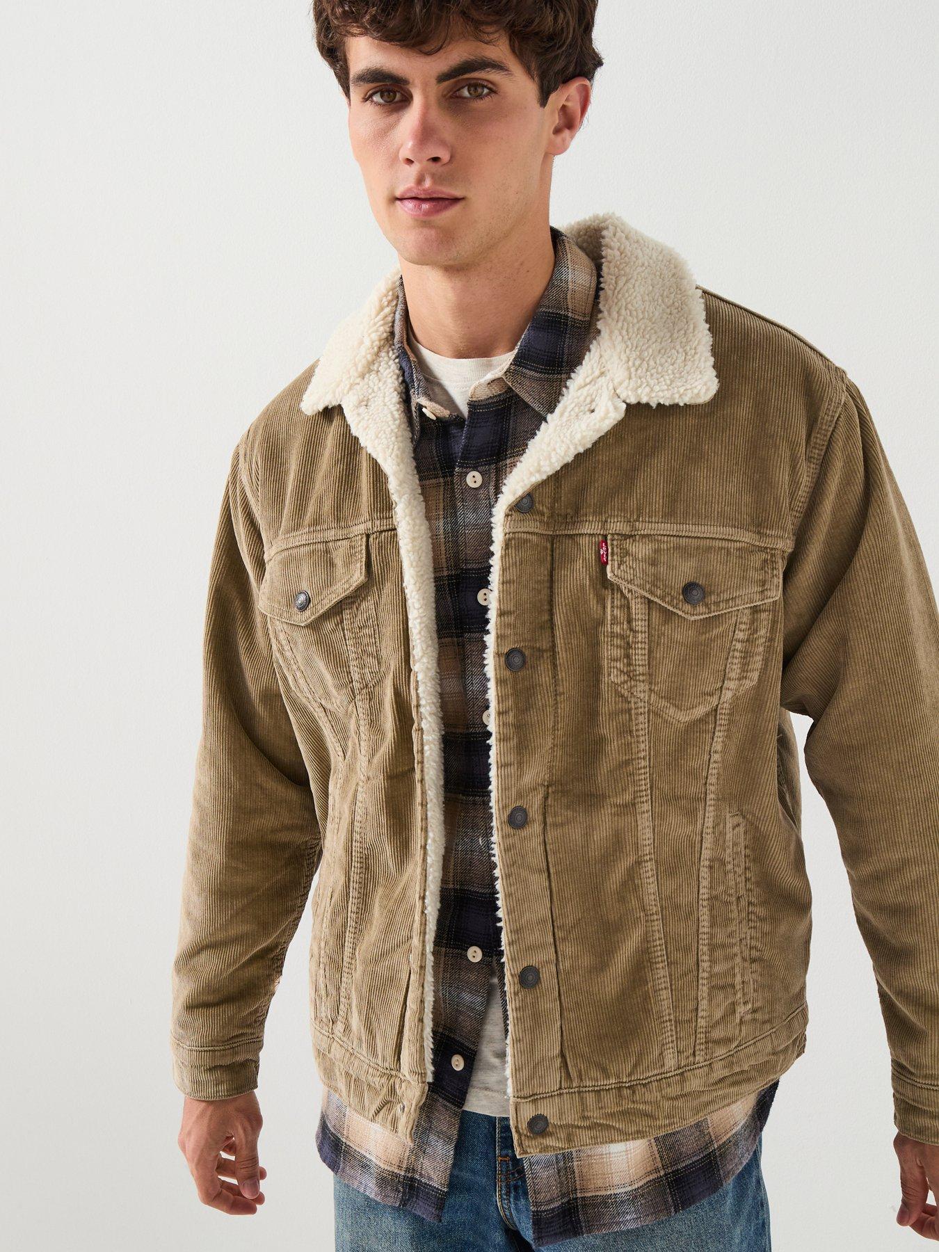 levis-levis-relaxed-fit-sherpa-corduroy-trucker-jacket-beige