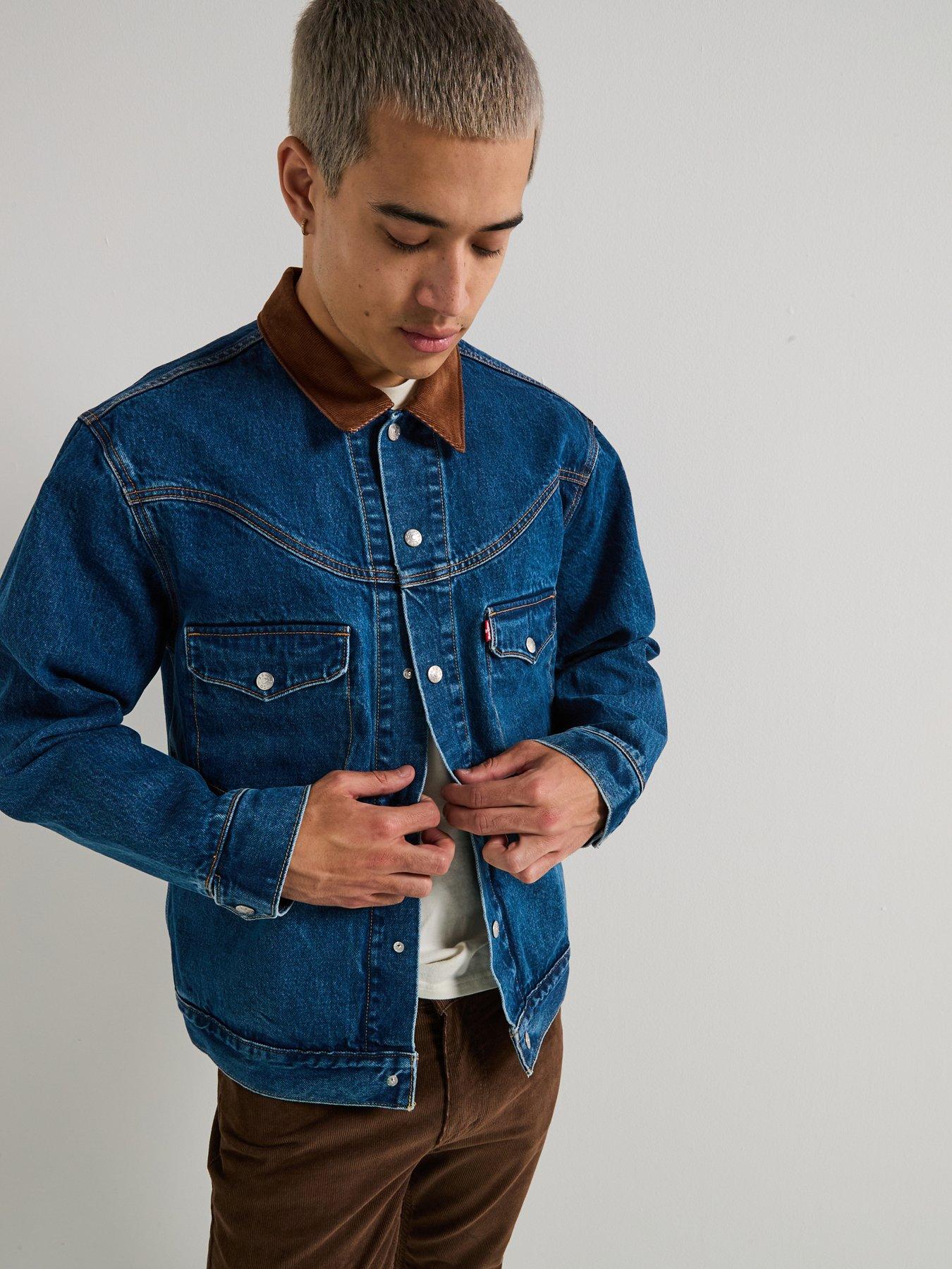 Levi's Western Shothorn Denim Trucker Jacket - Dark Blue