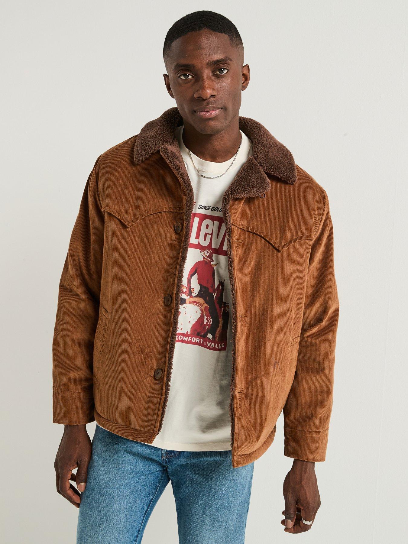 levis-durham-short-button-cord-jacket-brown