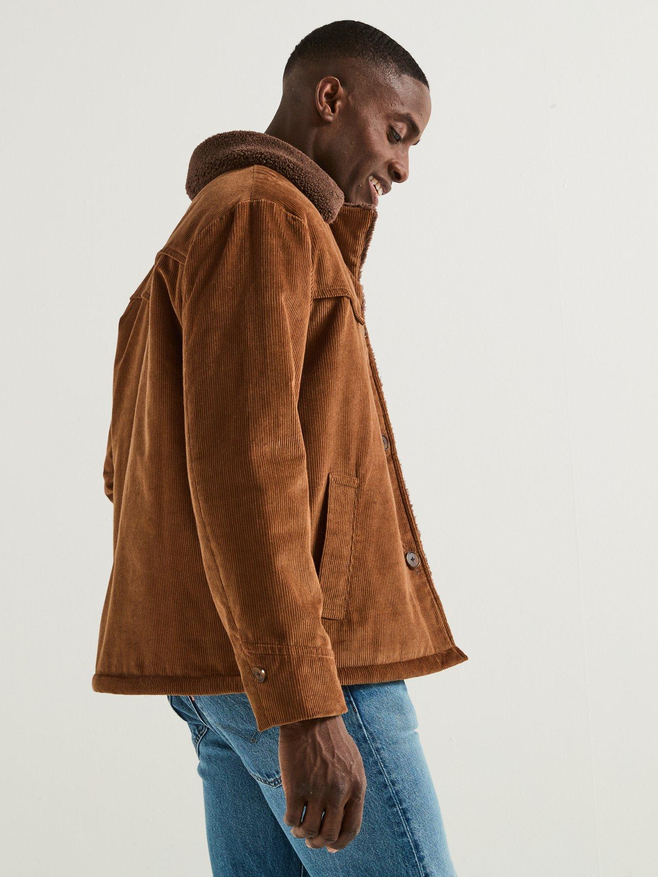 levis-durham-short-button-cord-jacket-brownoutfit