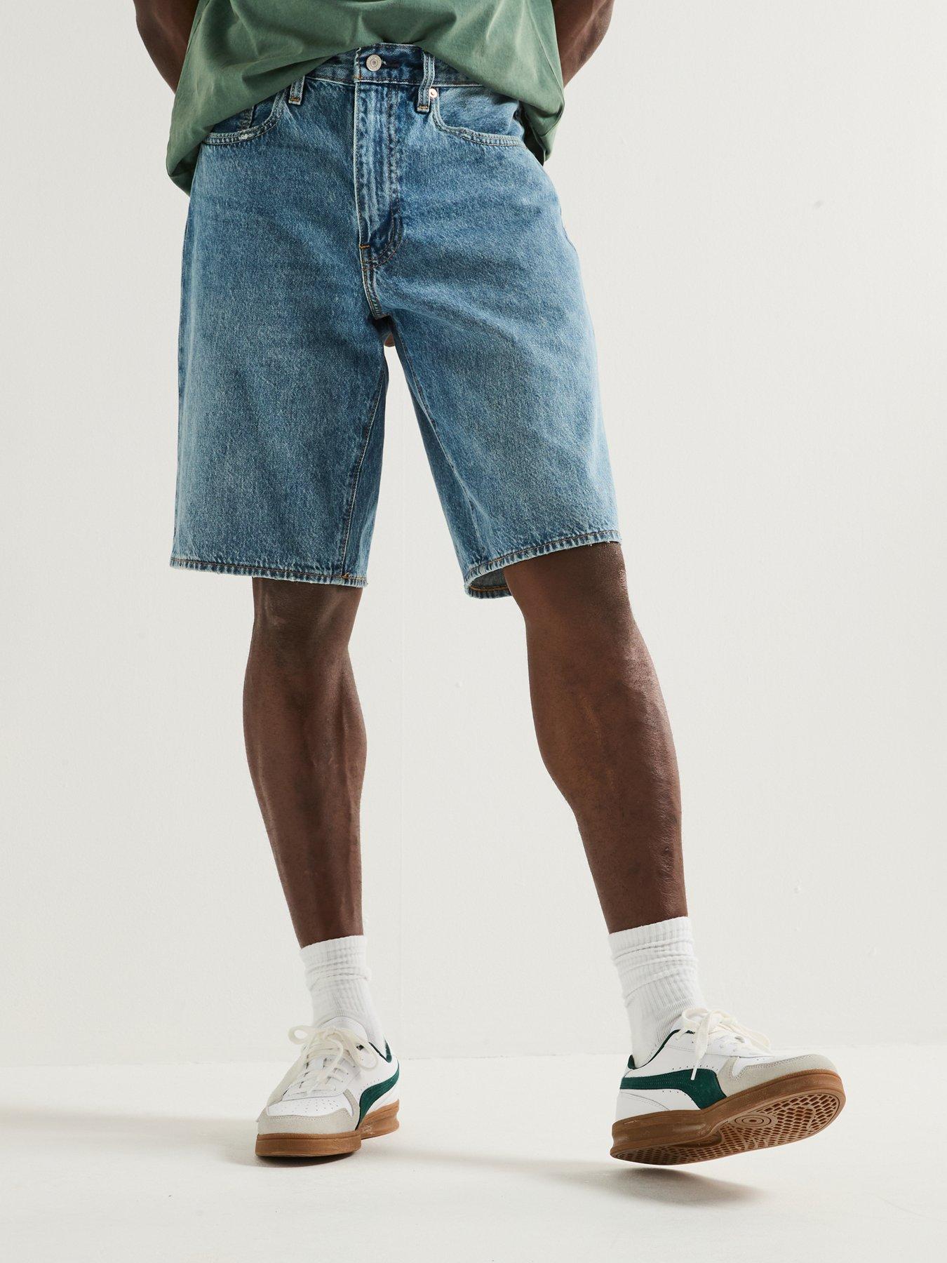 Levi's 478 Baggy Fit Denim Shorts: My Frequency - Light Blue