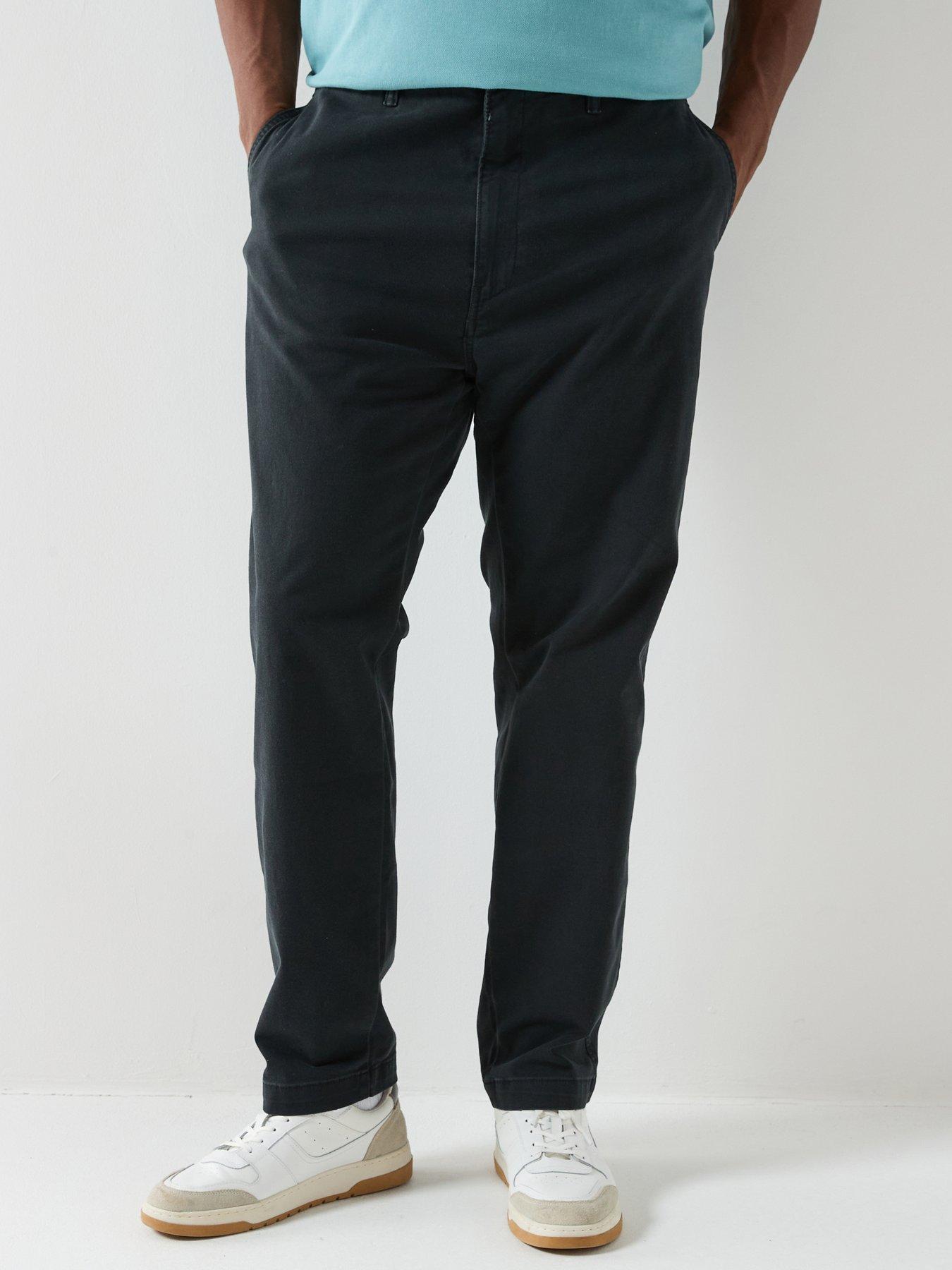 Levi's Big  &  Tall Xx Standard Fit Tapered Chino Trousers - Black