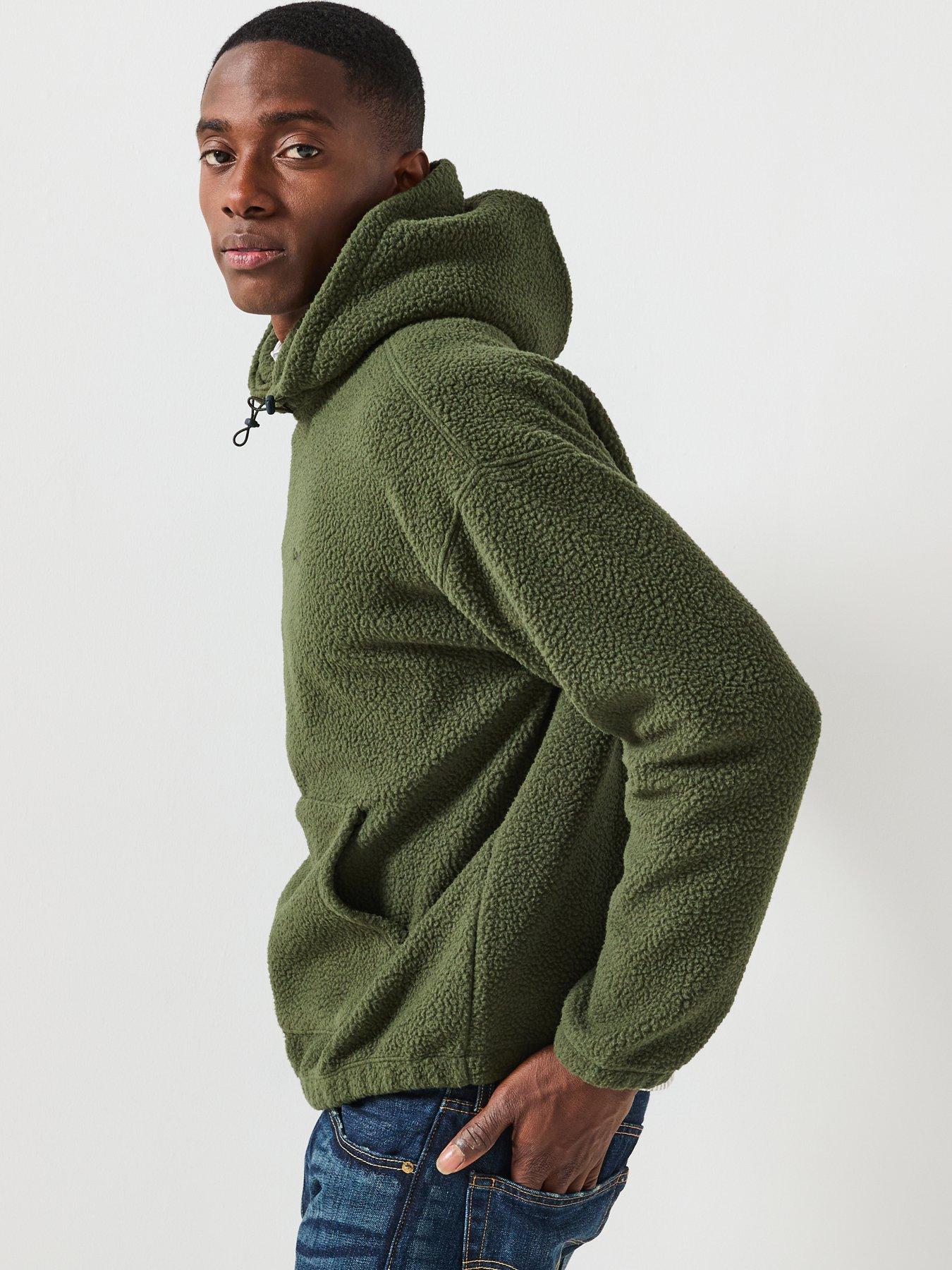 Image 5 of 6 of Levi's Cozy Up Sherpa Pullover Hoodie - Green