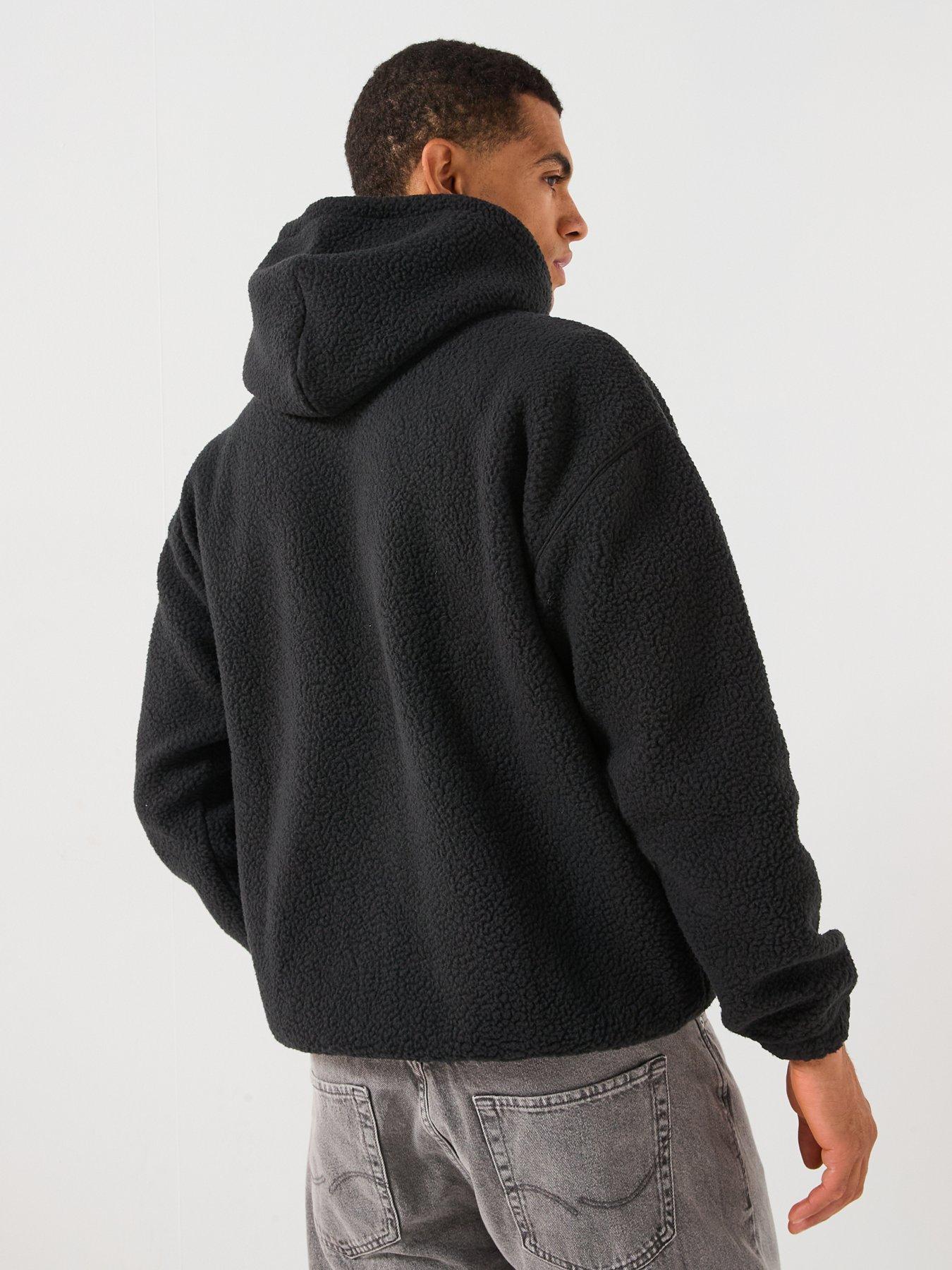 Image 2 of 6 of Levi's Cosy Sherpa Logo Hoodie - Black