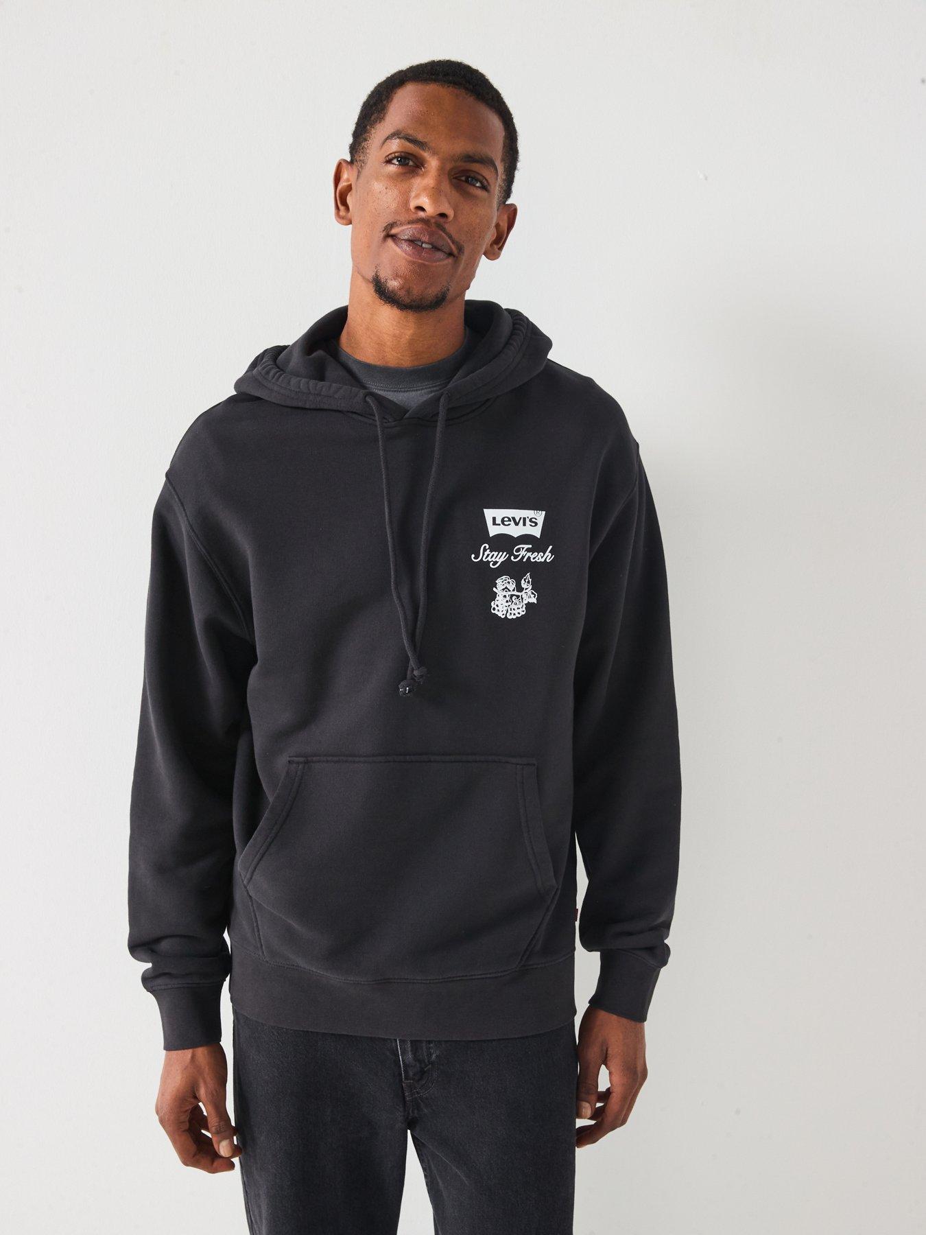 levis-relaxed-back-graphic-fleece-hoodie-blackstillFront